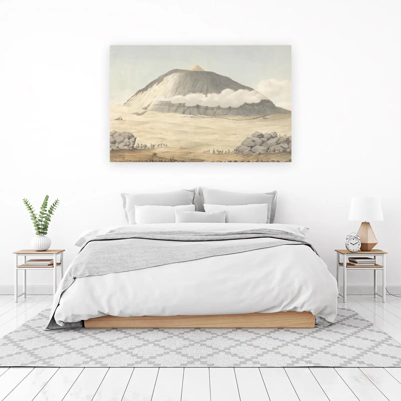 Majestic Mountain Landscape Vintage Wall Art