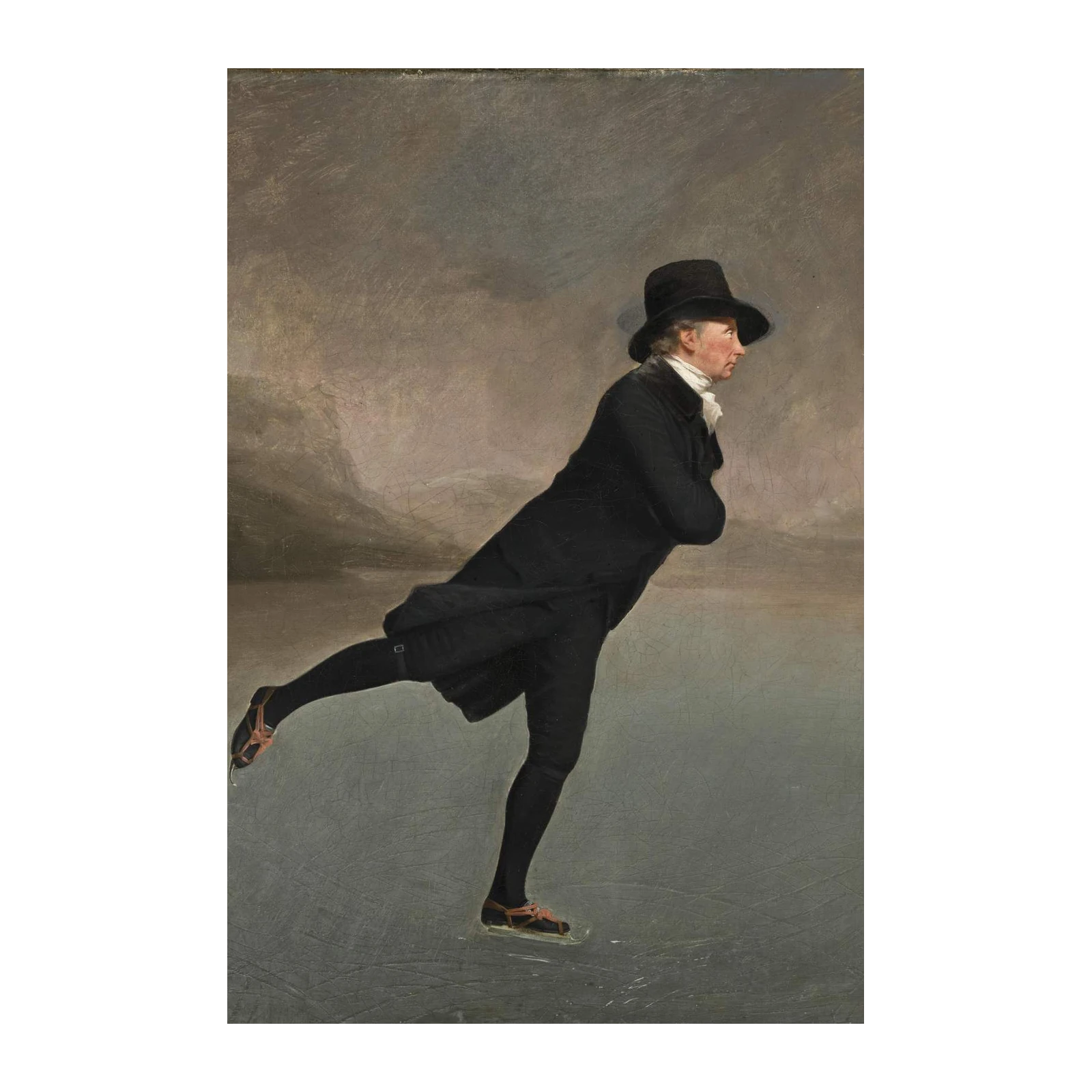 Vintage Skater Portrait Fine Art Wall Art