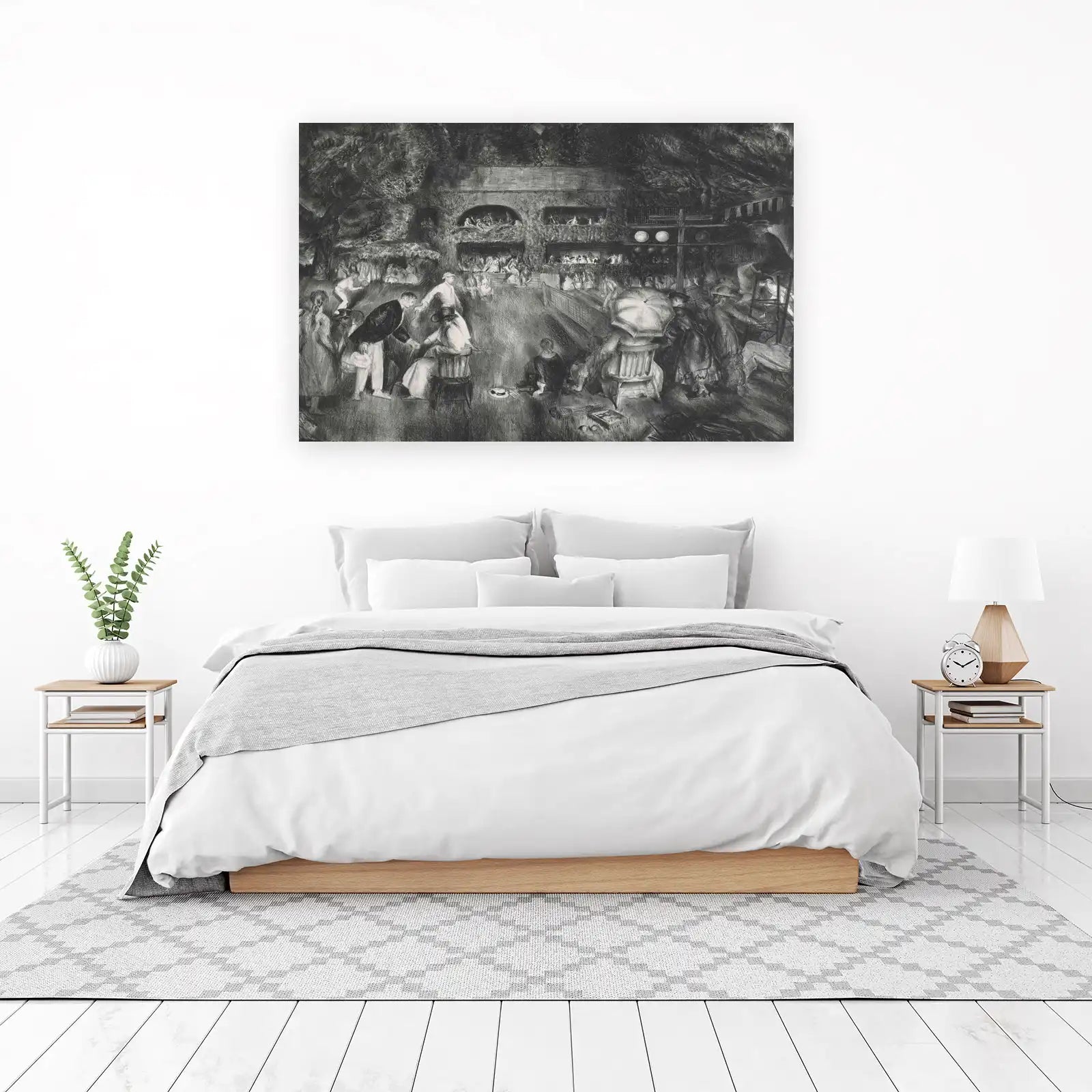 Vintage Entertainment Scene Wall Art