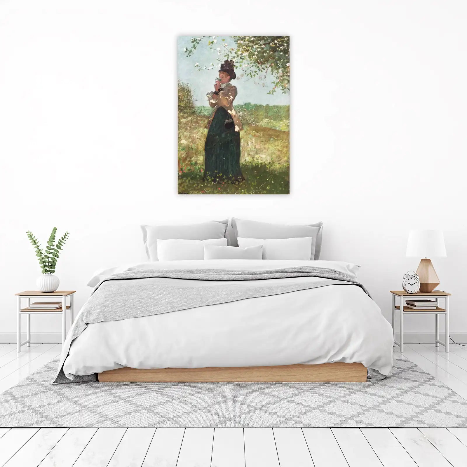 Victorian Lady Spring Bloom Wall Art