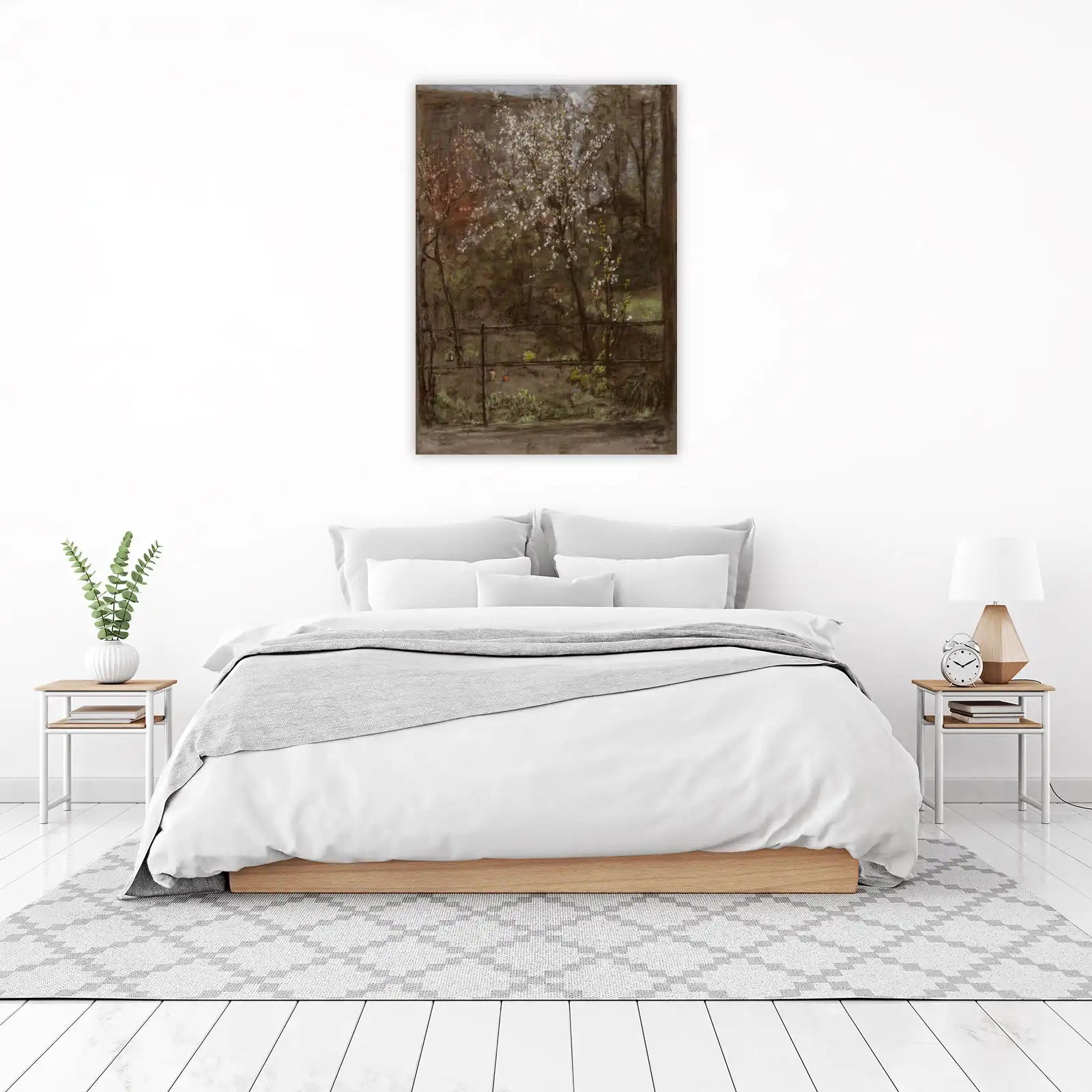 Spring Blossom Garden Pastel Wall Art