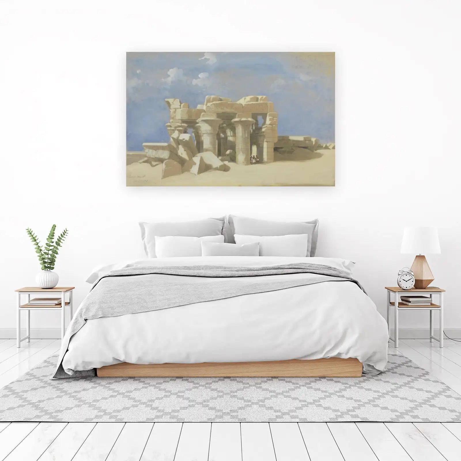 Ancient Egyptian Ruins Travel Art Wall Art