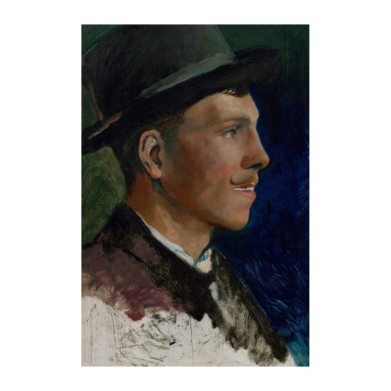 Classic Gentleman Portrait Wall Art Wall Art