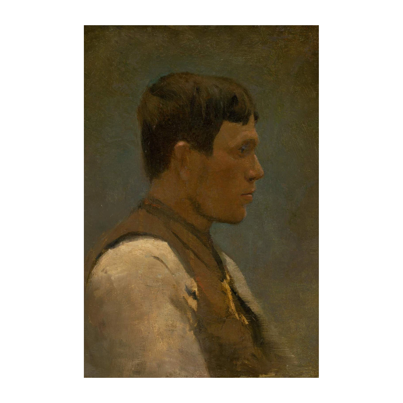 Portrait of a Man Profile Art Wall Art