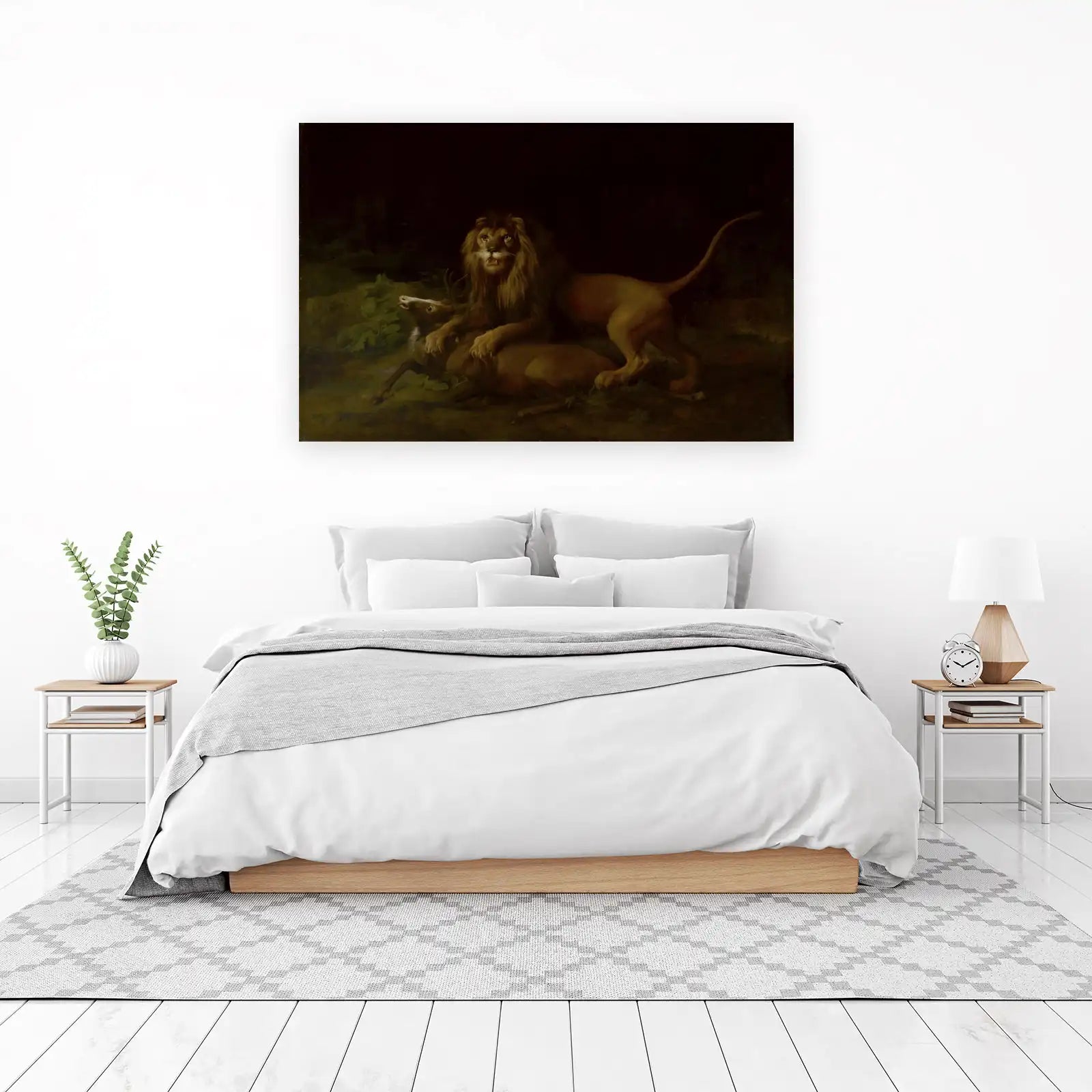 Majestic Lion Hunt Wall Art Wall Art