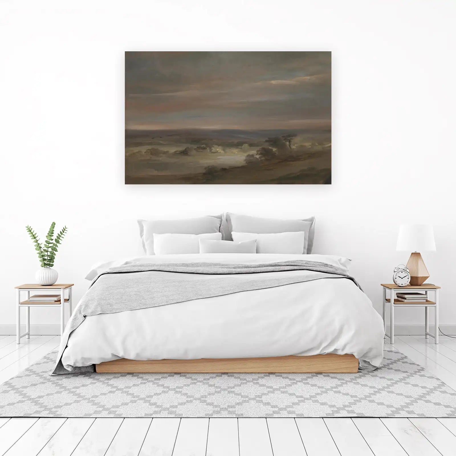 Serene Misty Landscape Wall Art