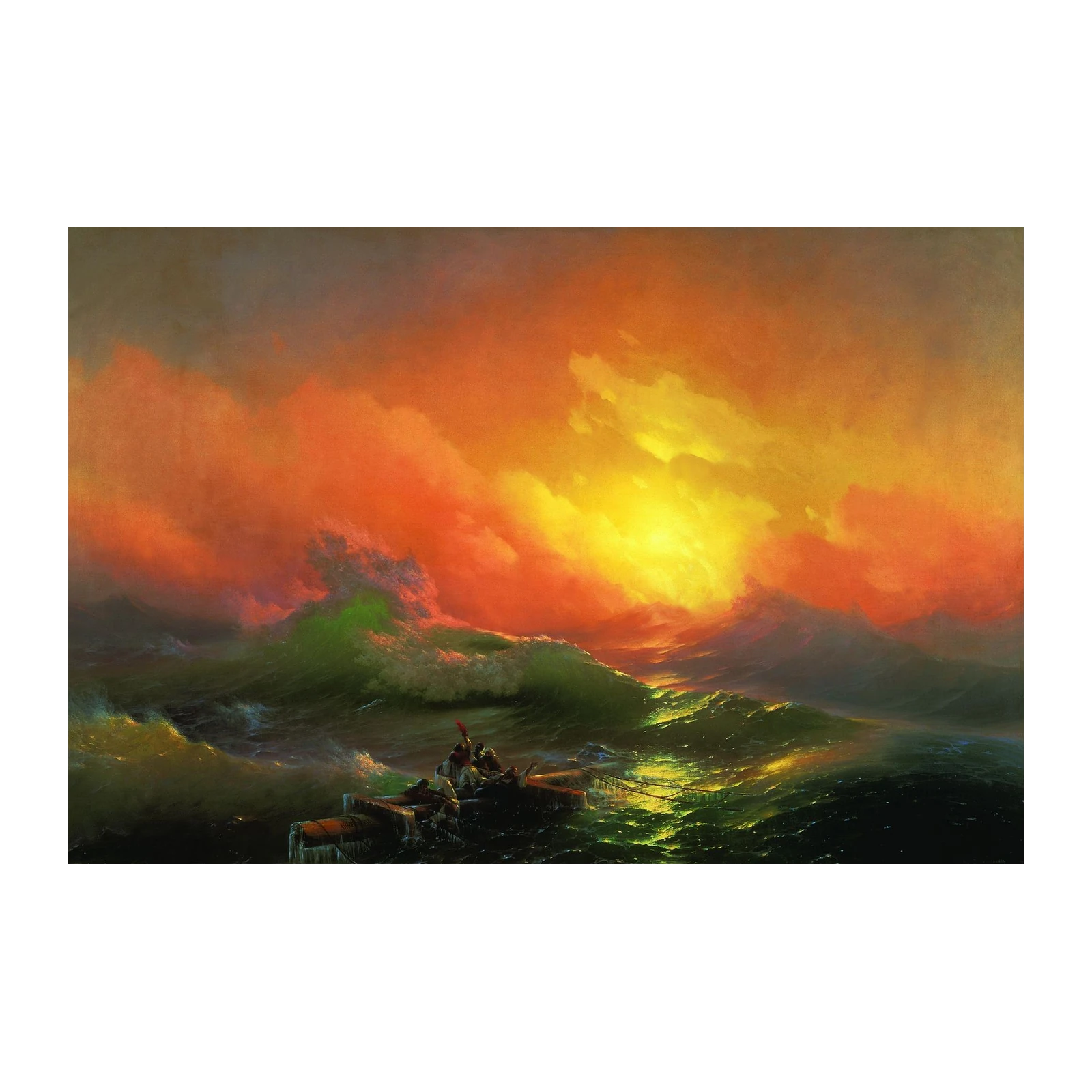 The Ninth Wave Storm Seascape Wall Art