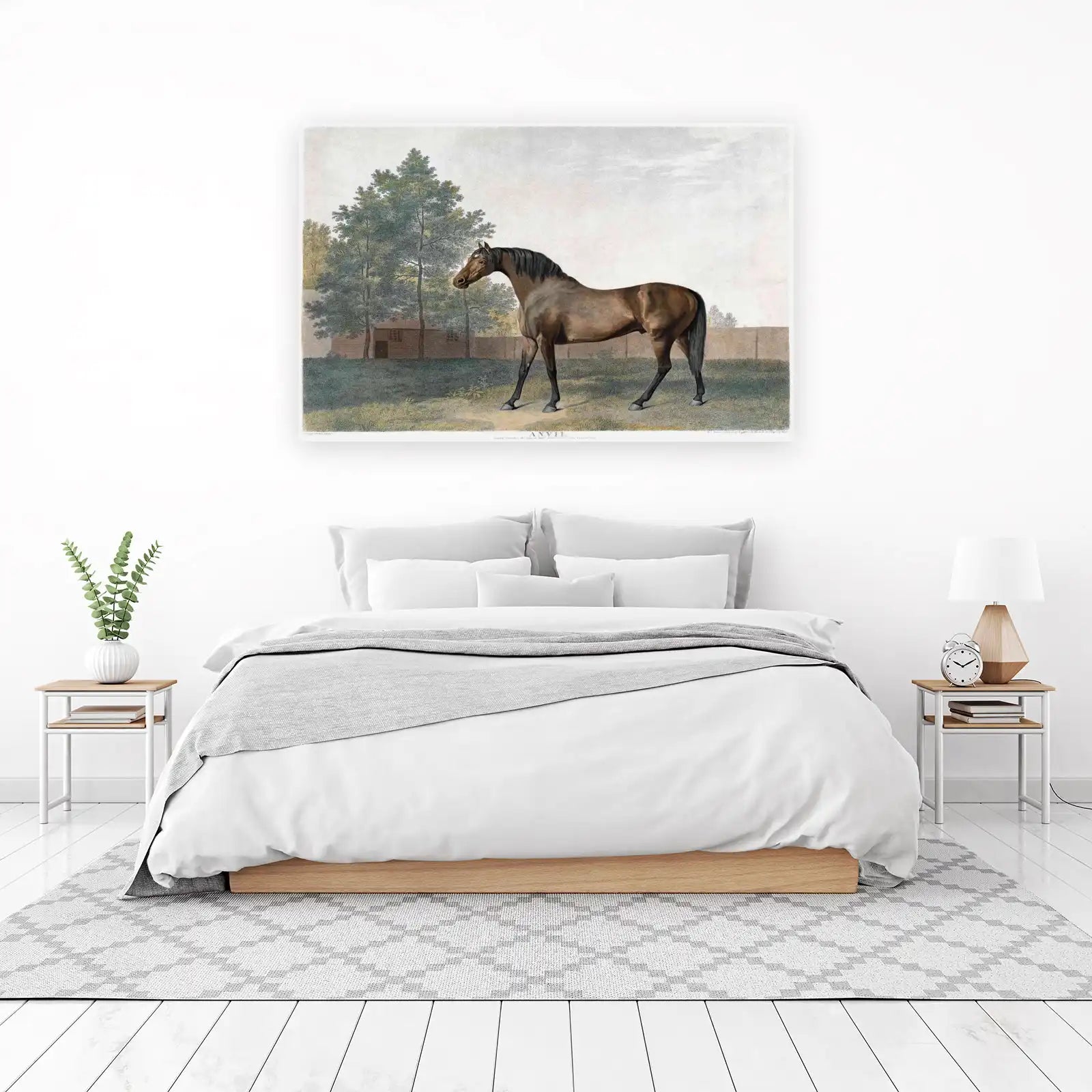 Majestic Horse 'Anvil' Vintage Equestrian Wall Art