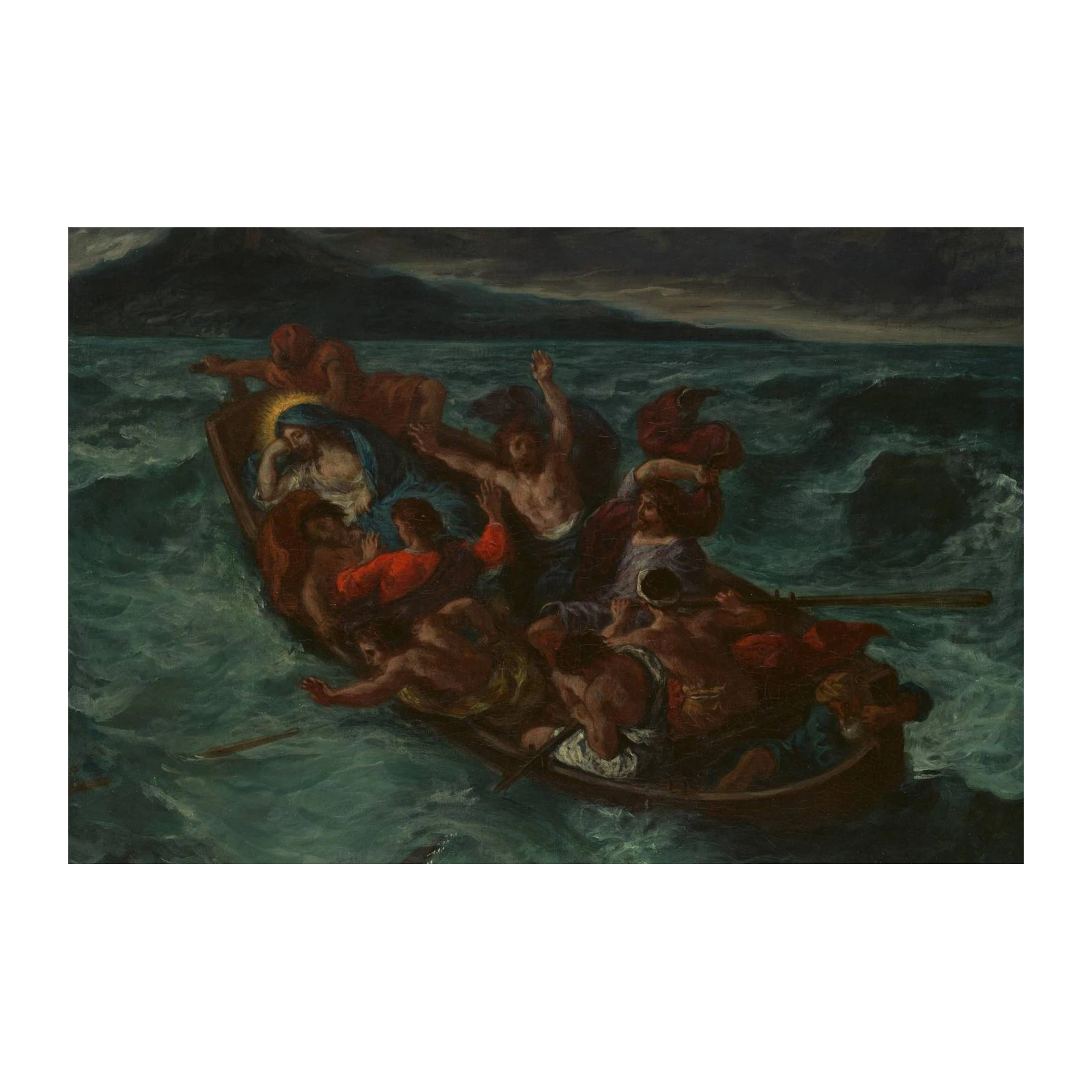 Christ Calming the Stormy Sea Wall Art