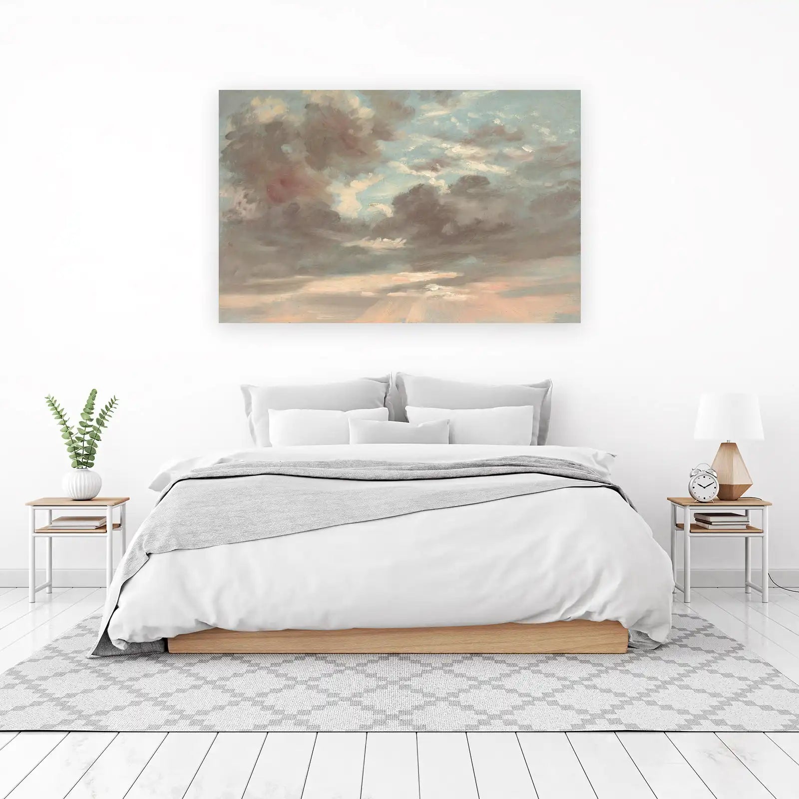 Dramatic Sky Clouds Landscape Wall Art