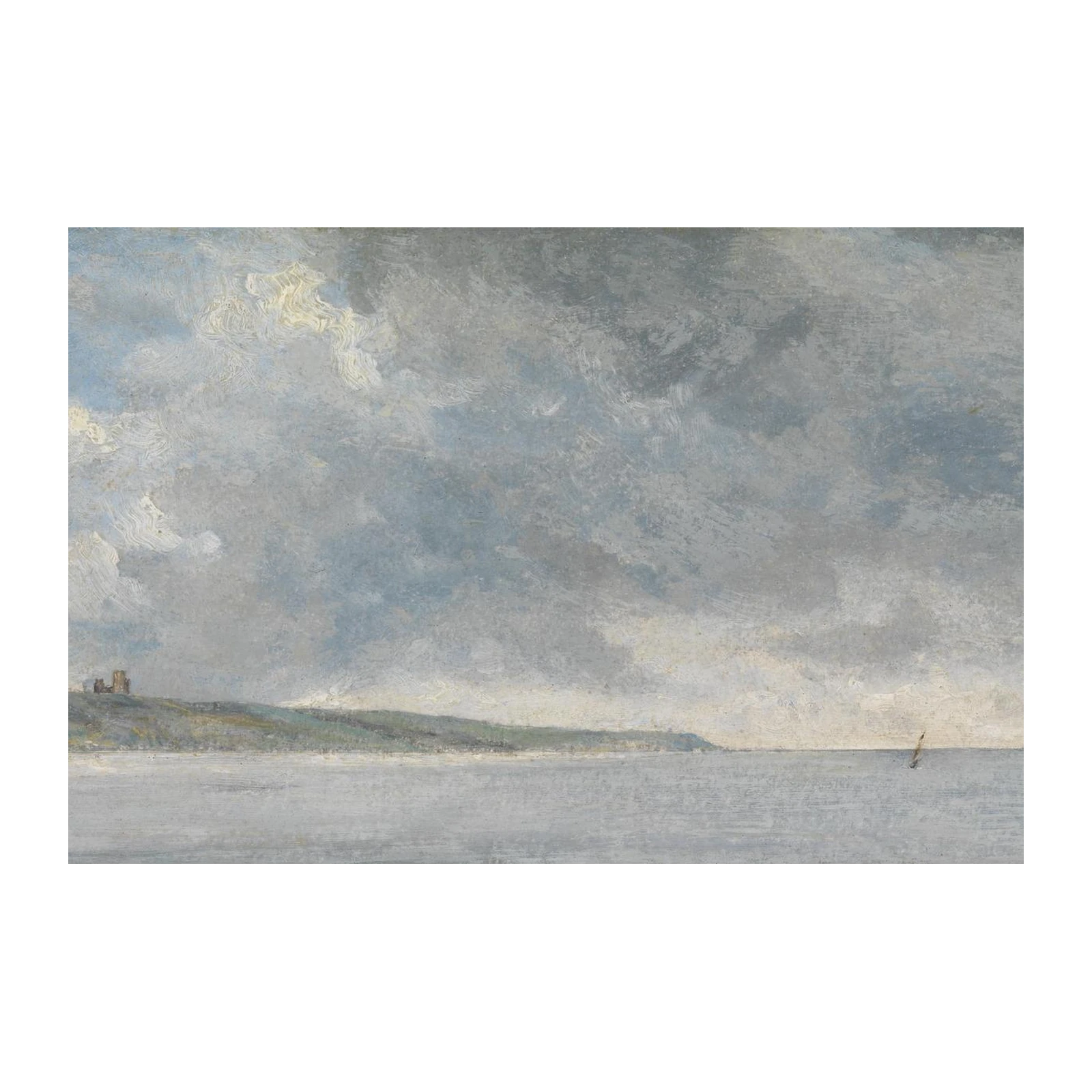 Coastal Castle & Seascape Impressionist Wall Art