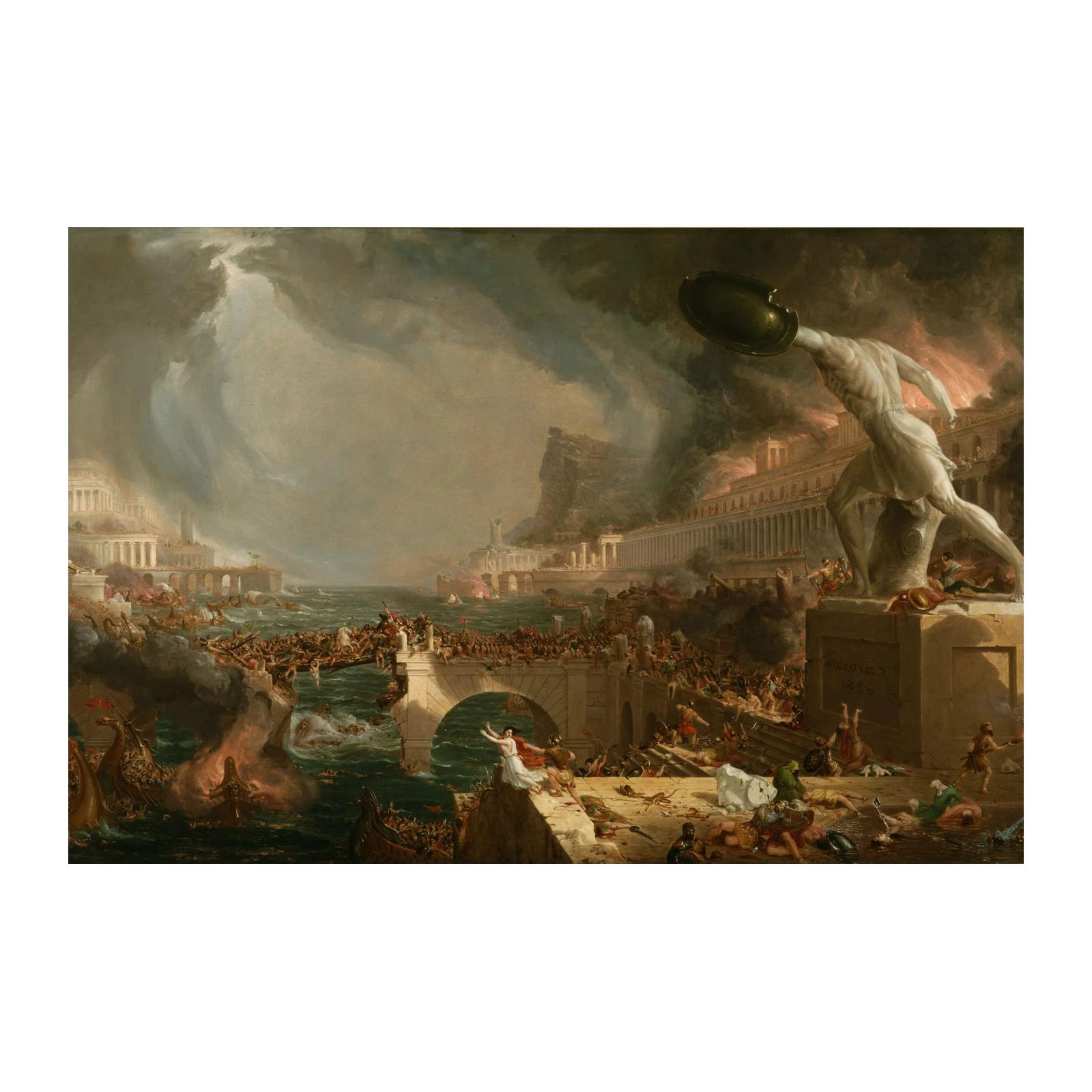 Destruction of Carthage Wall Art - Epic Ancient Art