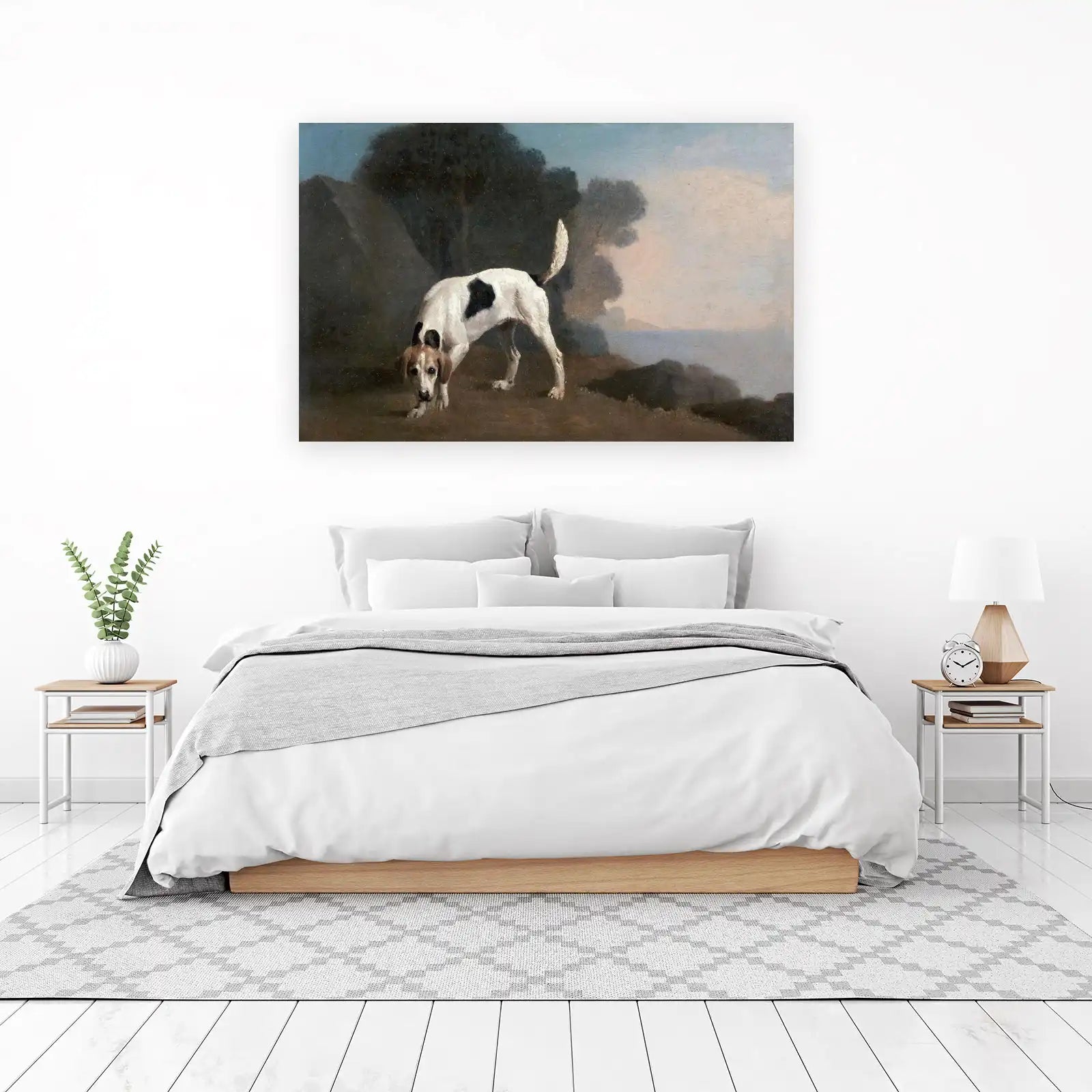 Loyal Hound Landscape Dog Wall Art