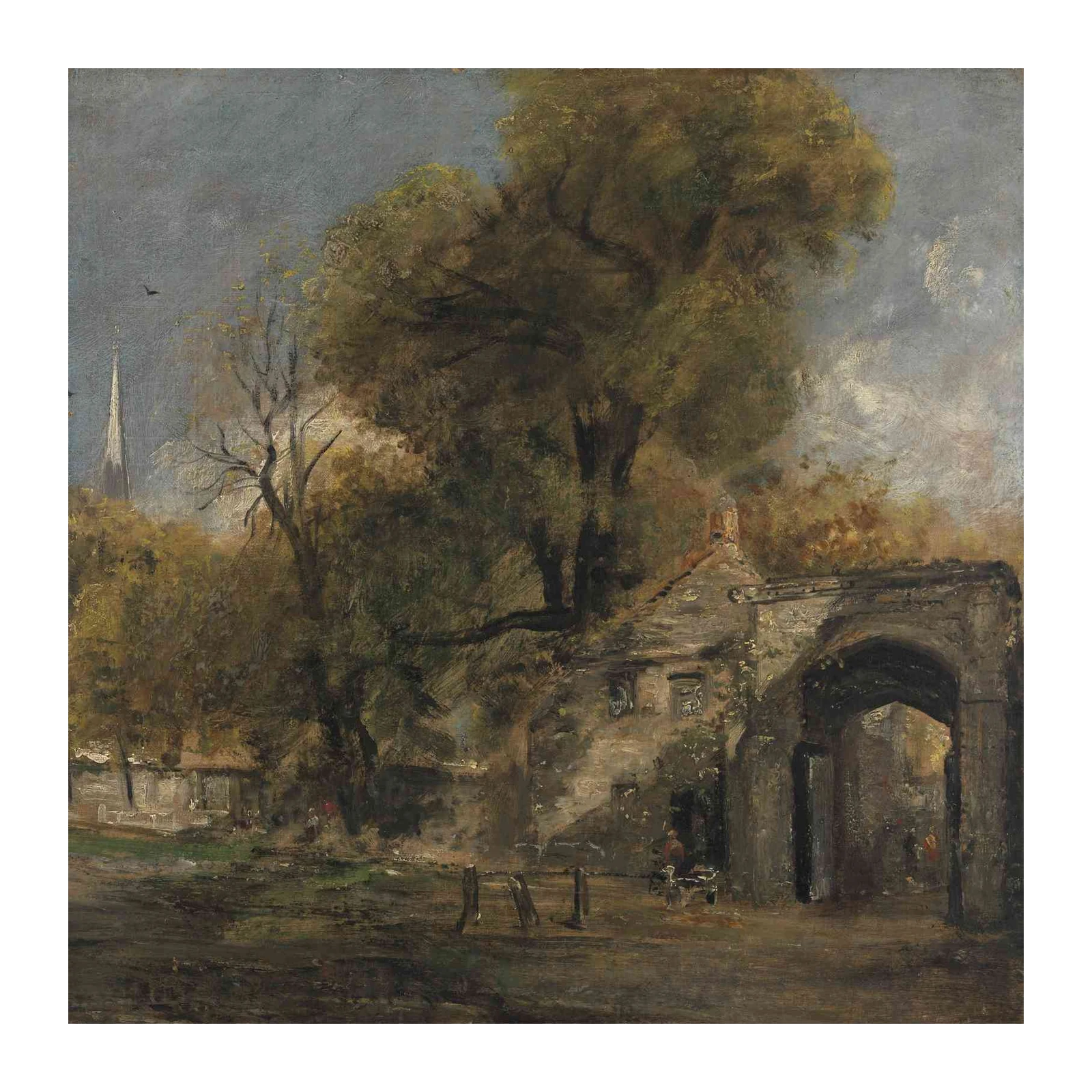 Vintage Countryside Archway Wall Art