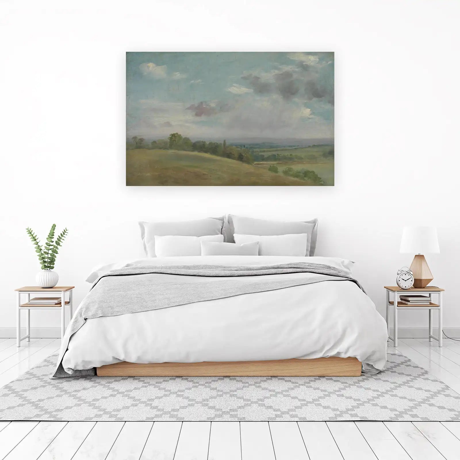Serene English Countryside Landscape Wall Art