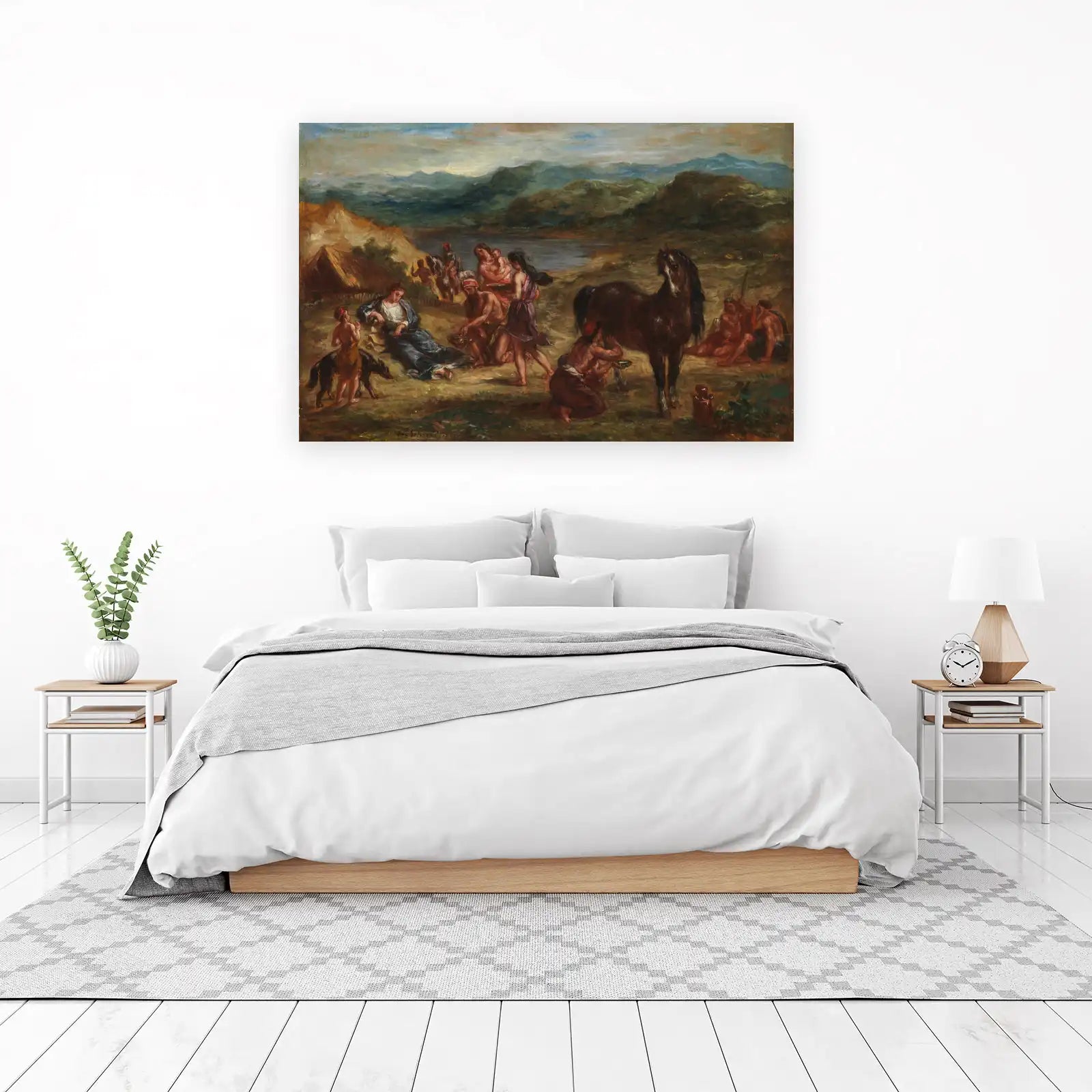 Ancient Journey Horse Scene Wall Art