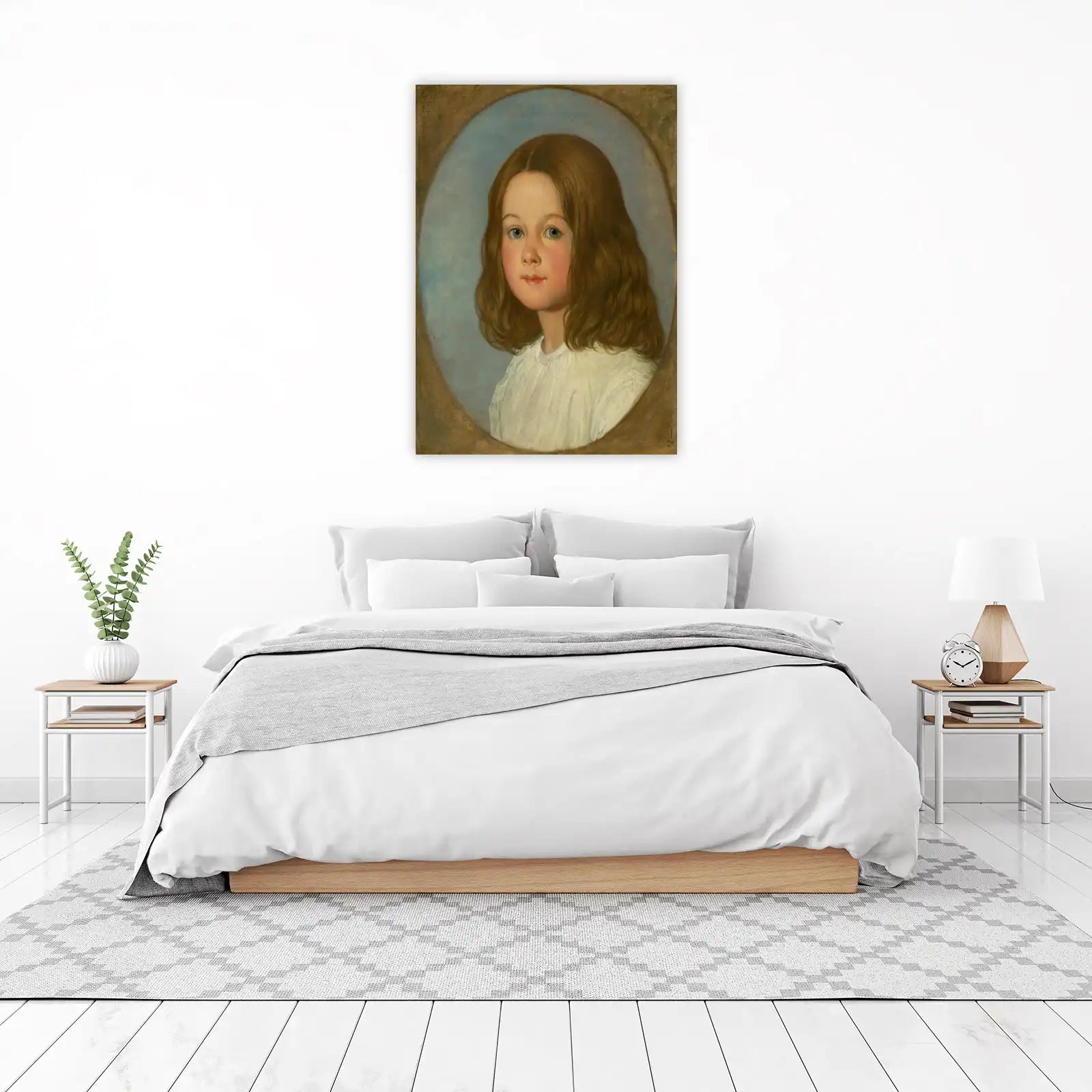 Vintage Portrait of a Child Wall Art