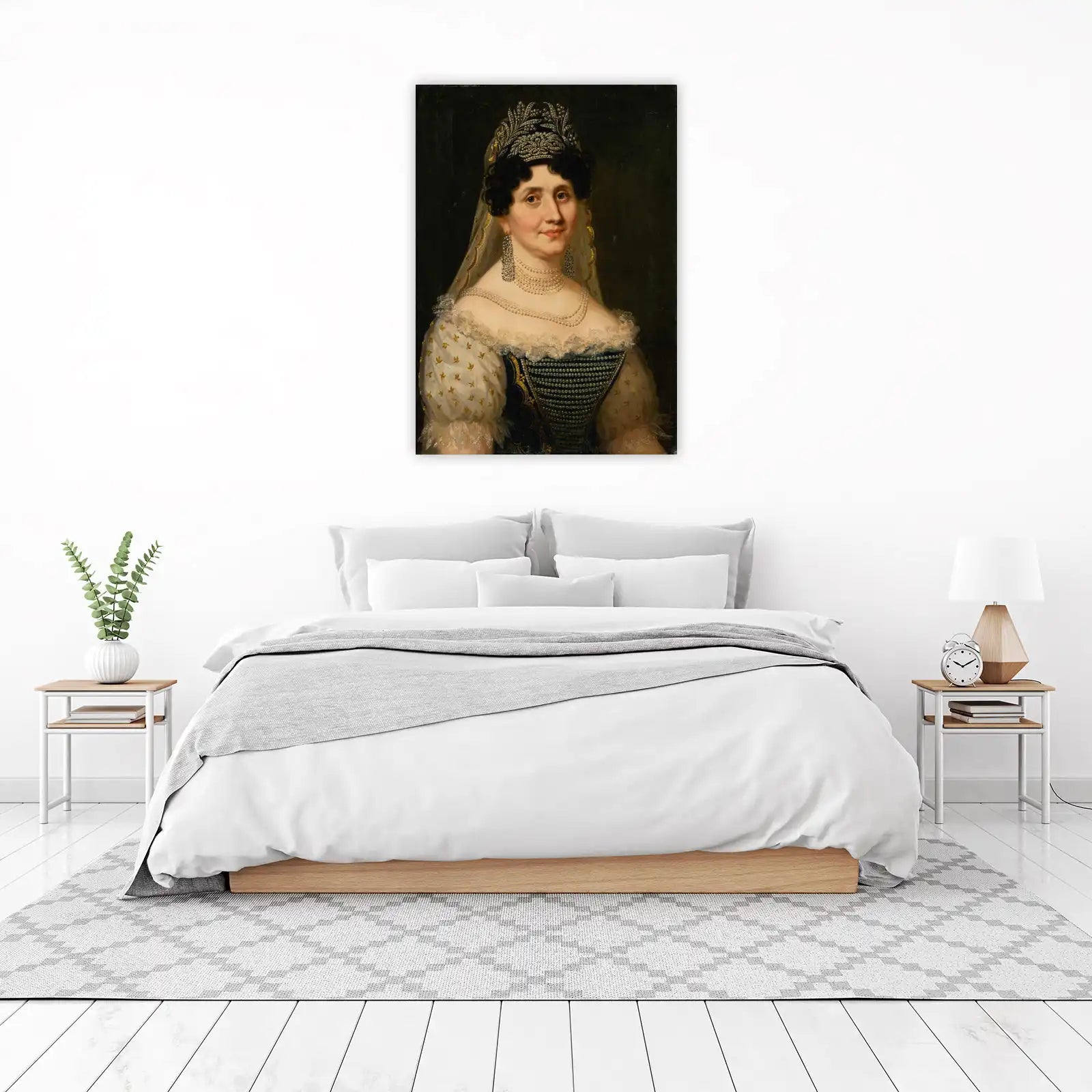 Elegant Noblewoman Portrait Wall Art