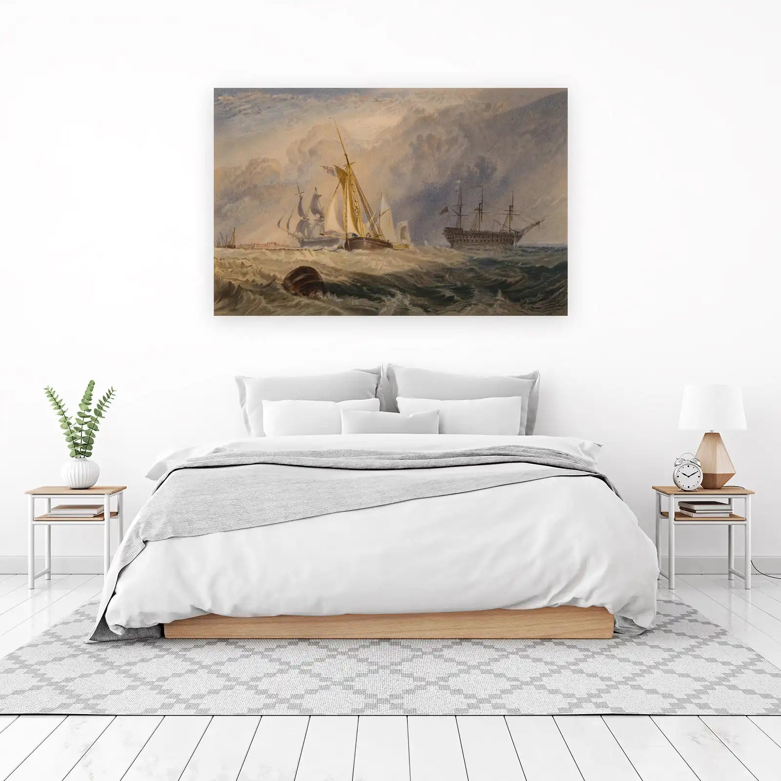 Nautical Seascape Ship Art Wall Art