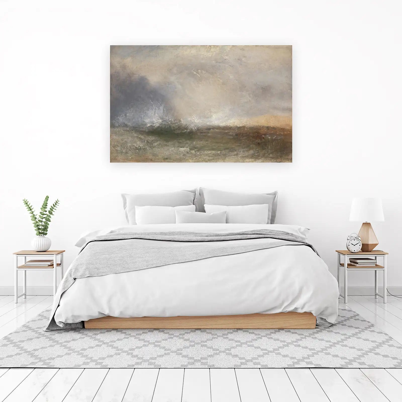 Abstract Stormy Seascape Impressionist Wall Art