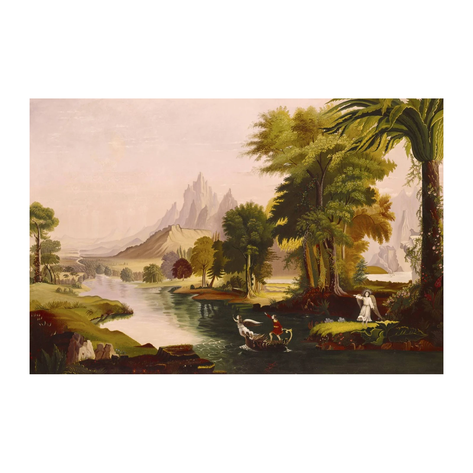 Enchanting River Landscape Wall Art