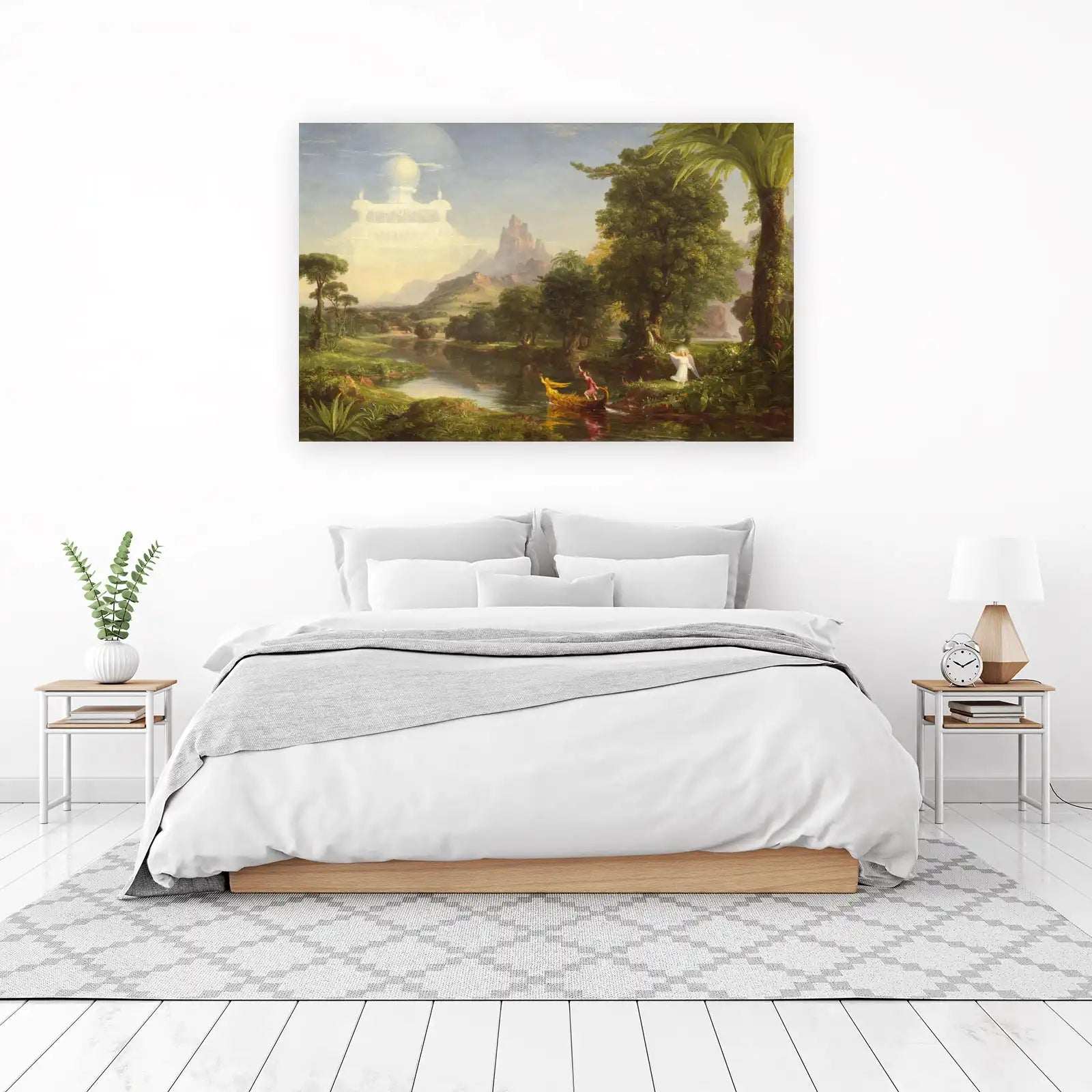 Ethereal Landscape River Journey Wall Art