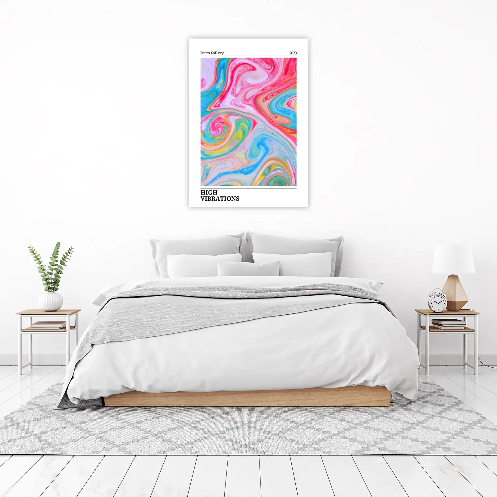 High Vibrations Swirl Wall Art