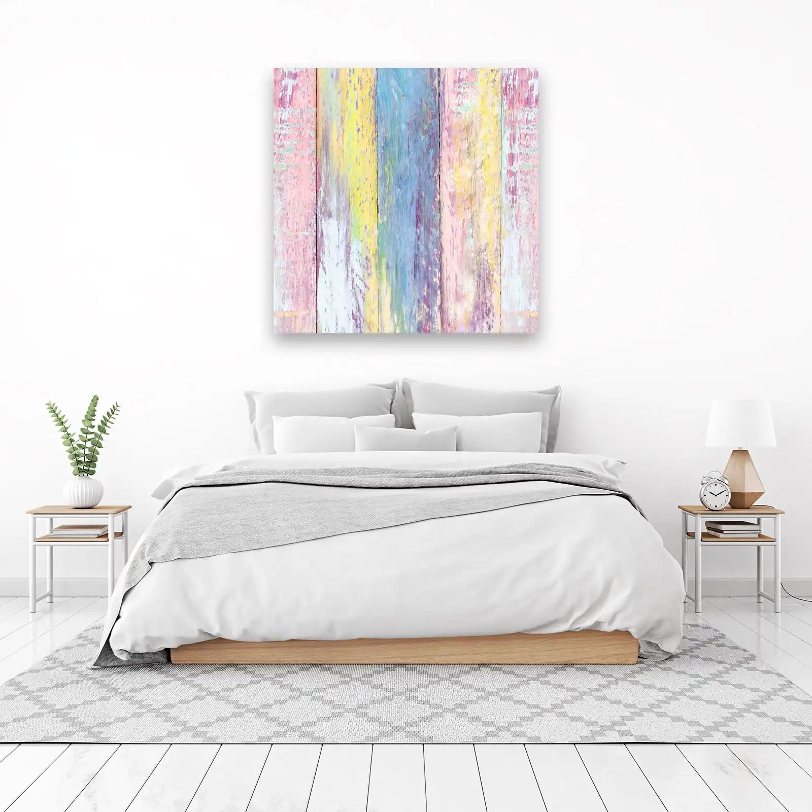 Pastel Shabby Chic Wood Wall Art Wall Art