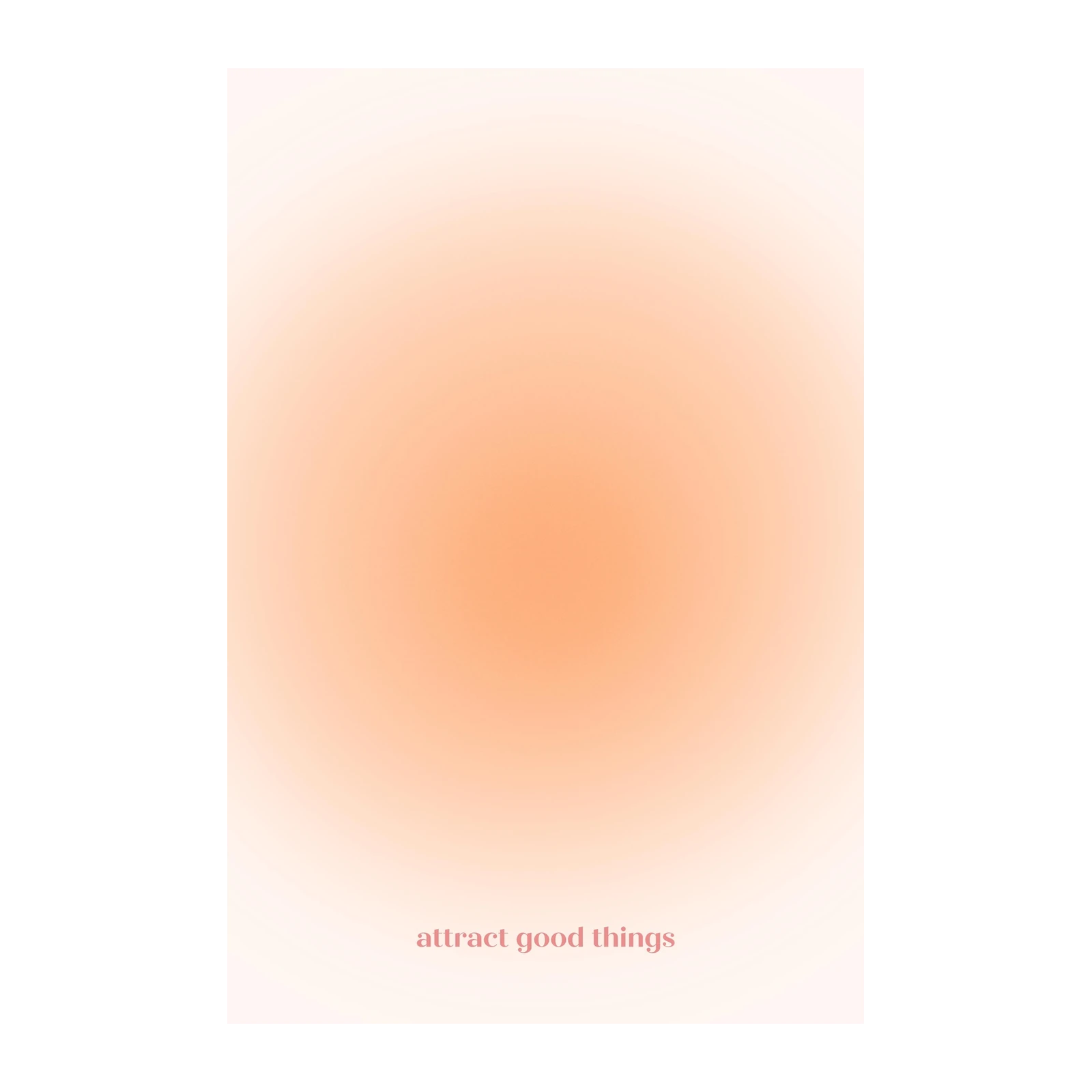 Aesthetic Gradient 'Attract Good Things' Wall Art