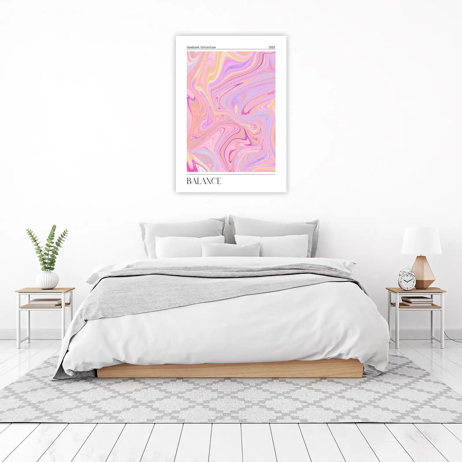 Pastel Swirl Gradient Wall Art Wall Art