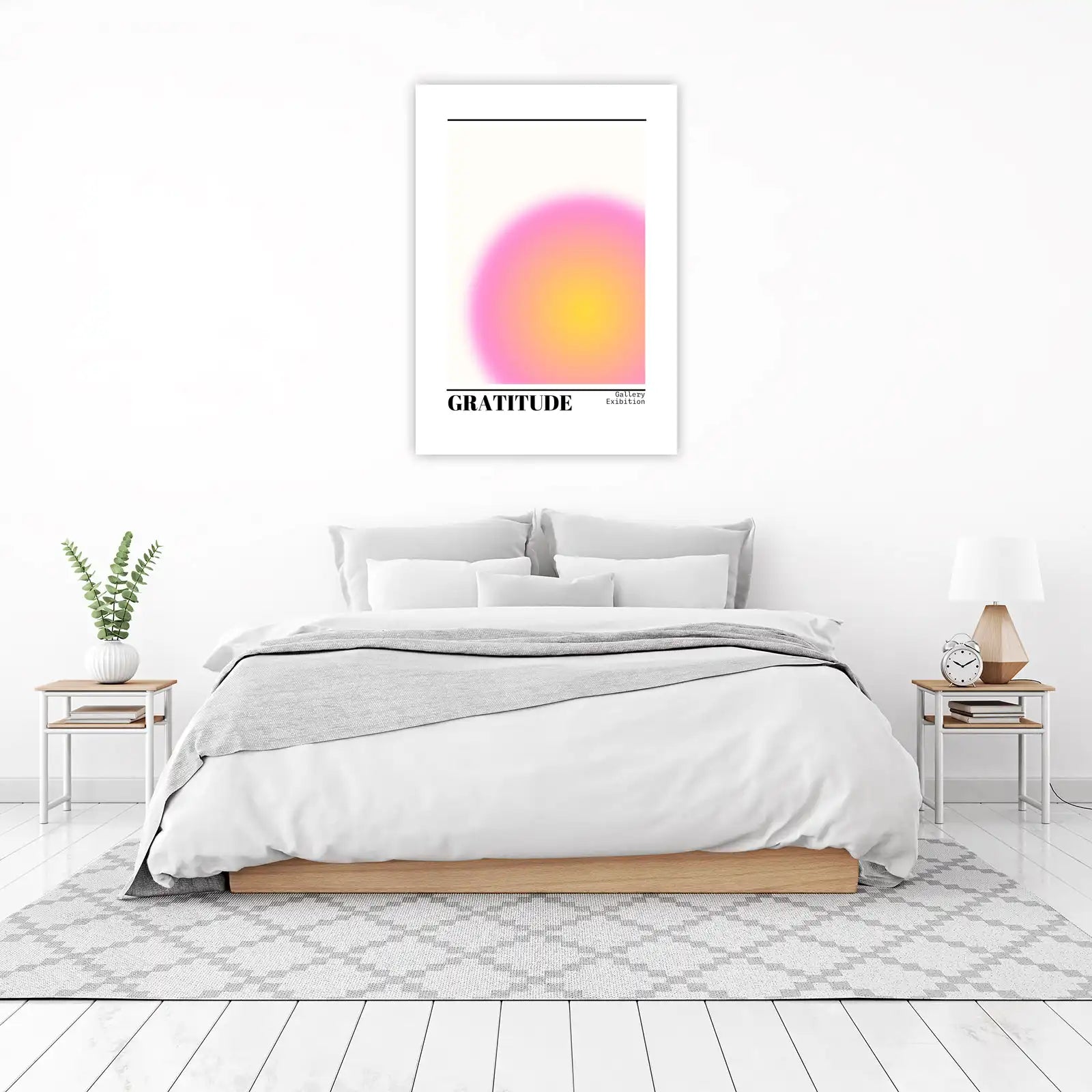 Gradient Aura Gratitude Wall Art