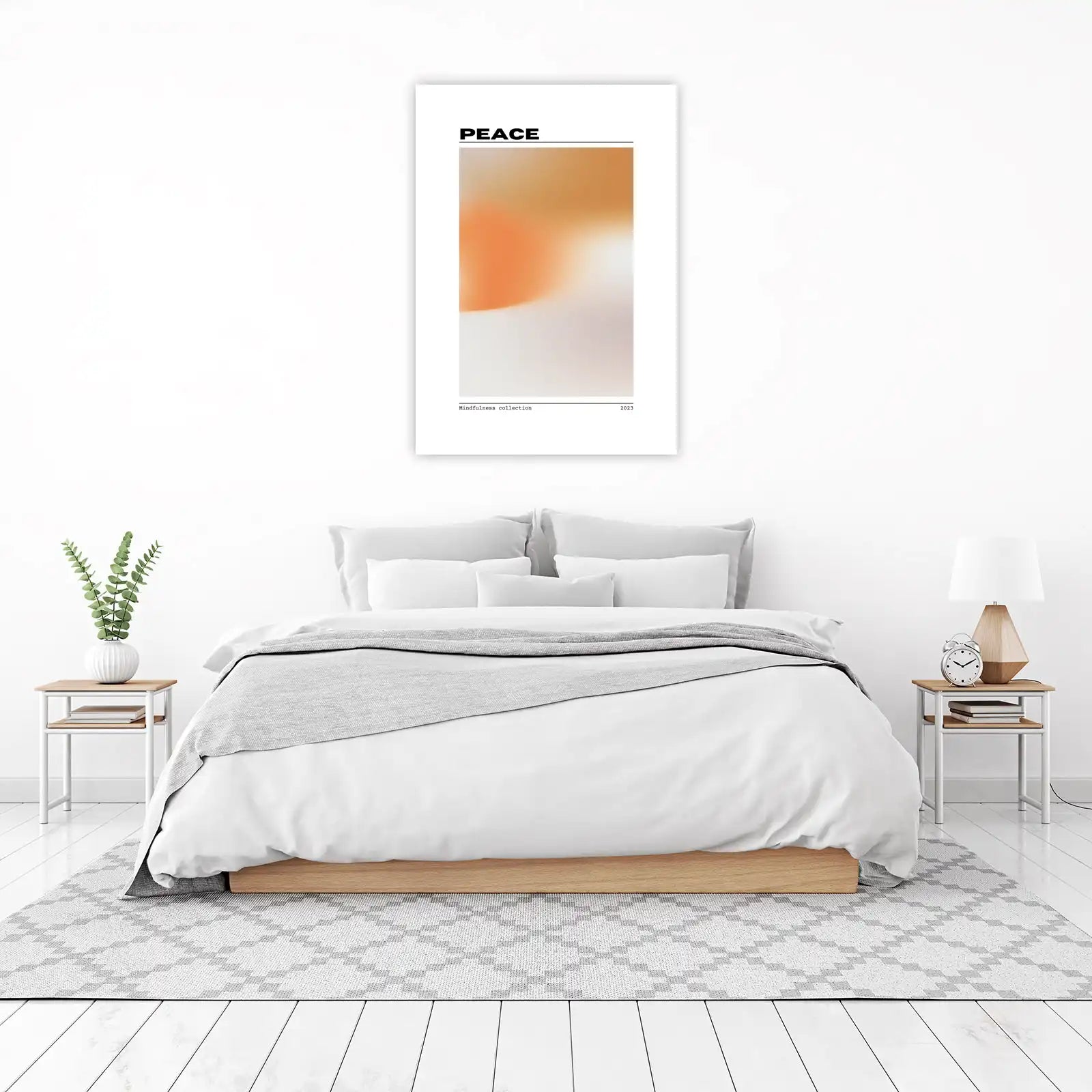 Abstract Gradient Peace Wall Art