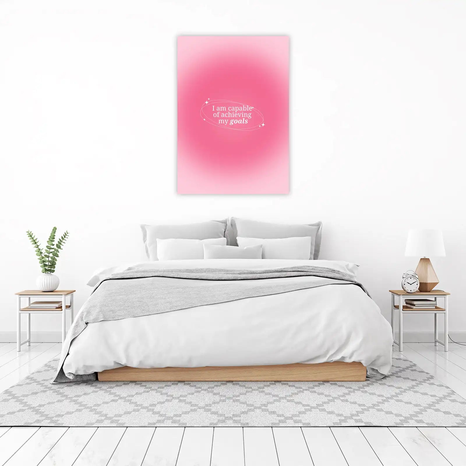 Affirmation for Goals Wall Art