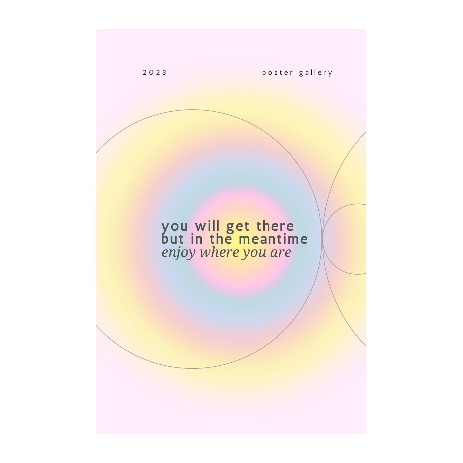 Inspirational Gradient Aura Wall Art