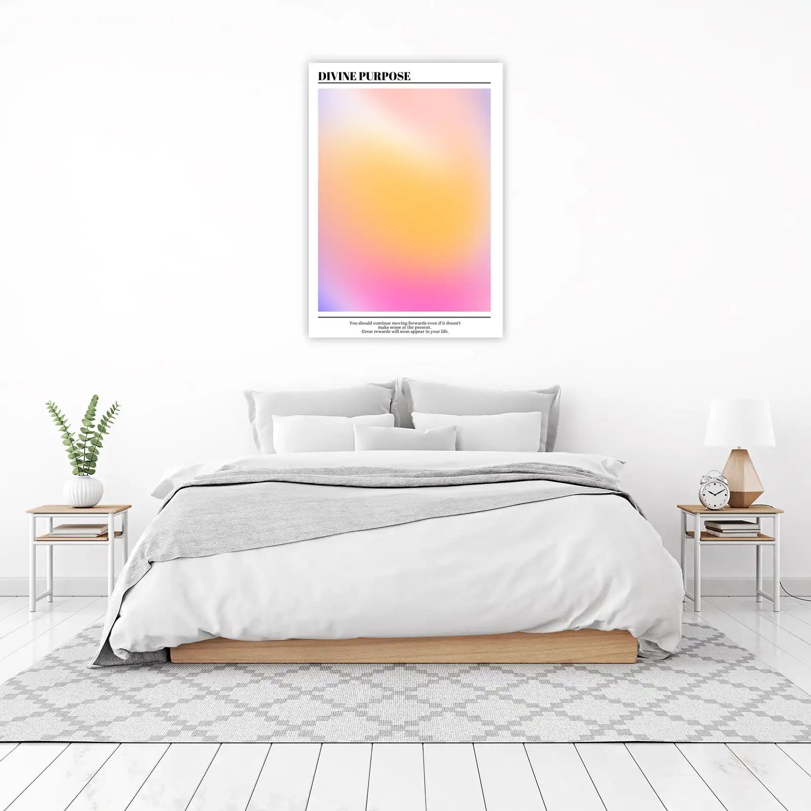 Divine Purpose Gradient Aura Wall Art