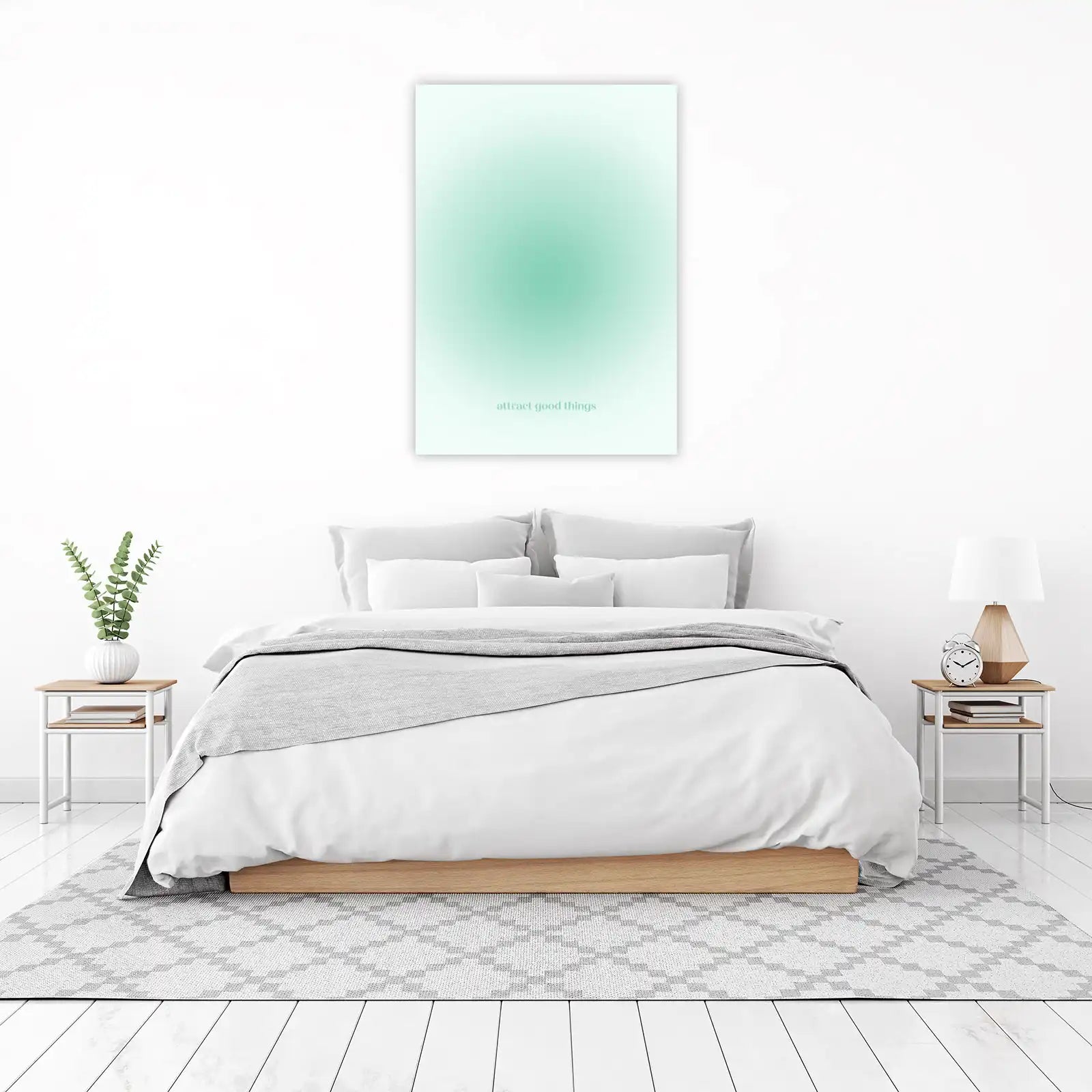 Aura Gradient "Attract Good Things" Wall Art