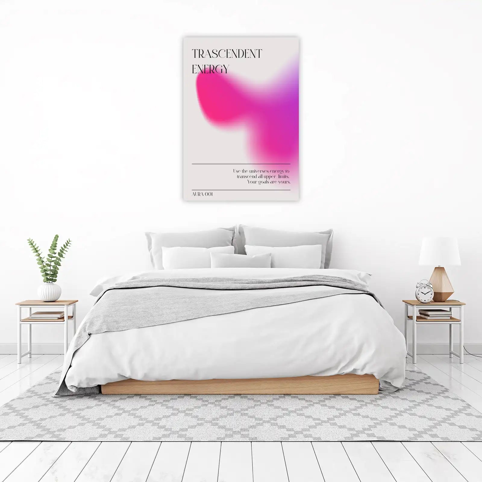 Transcendent Energy Aura Gradient Wall Art