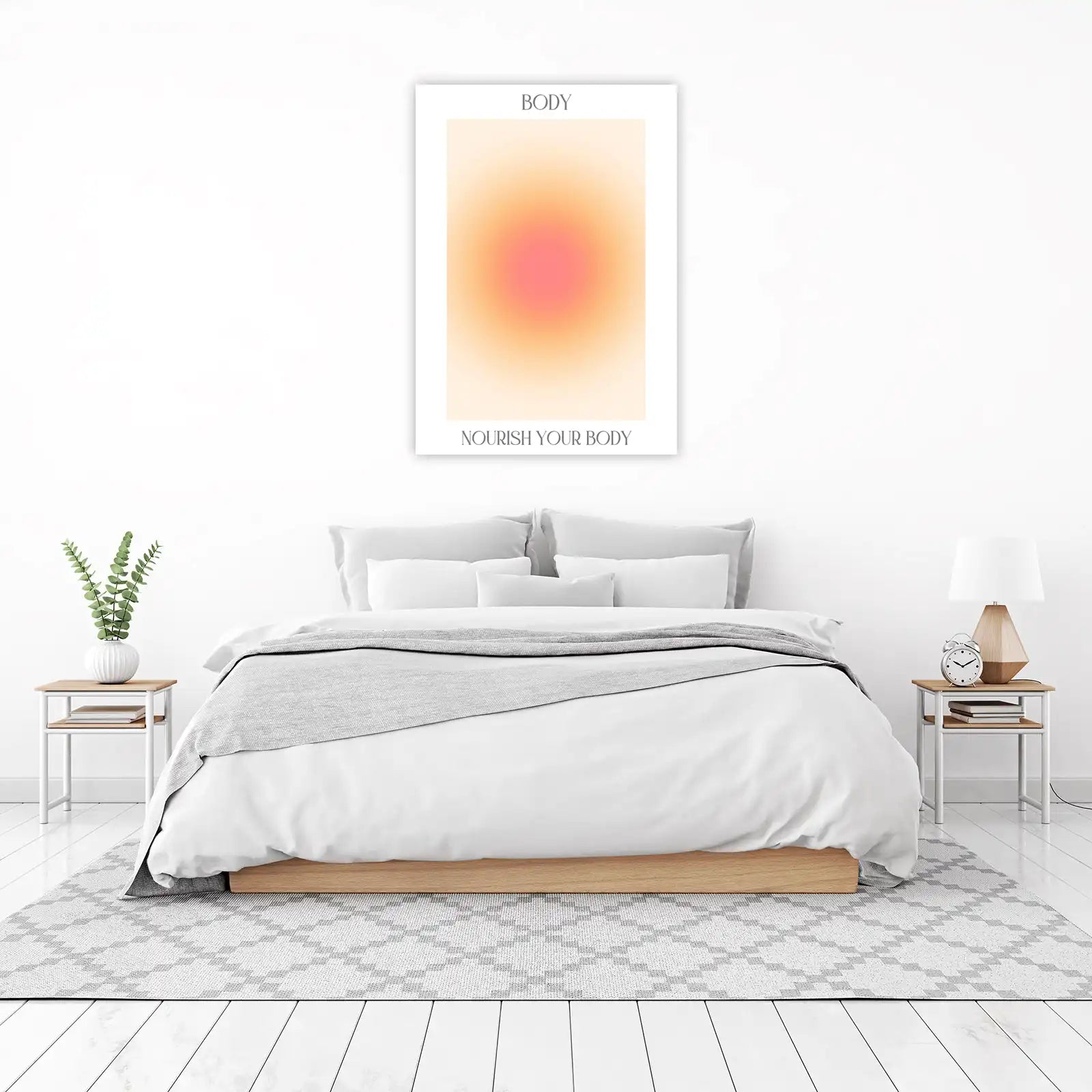 Nourish Your Body Aura Gradient Wall Art