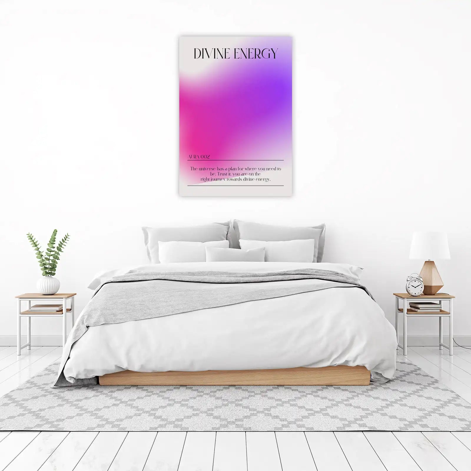 Divine Energy Aura Gradient Wall Art