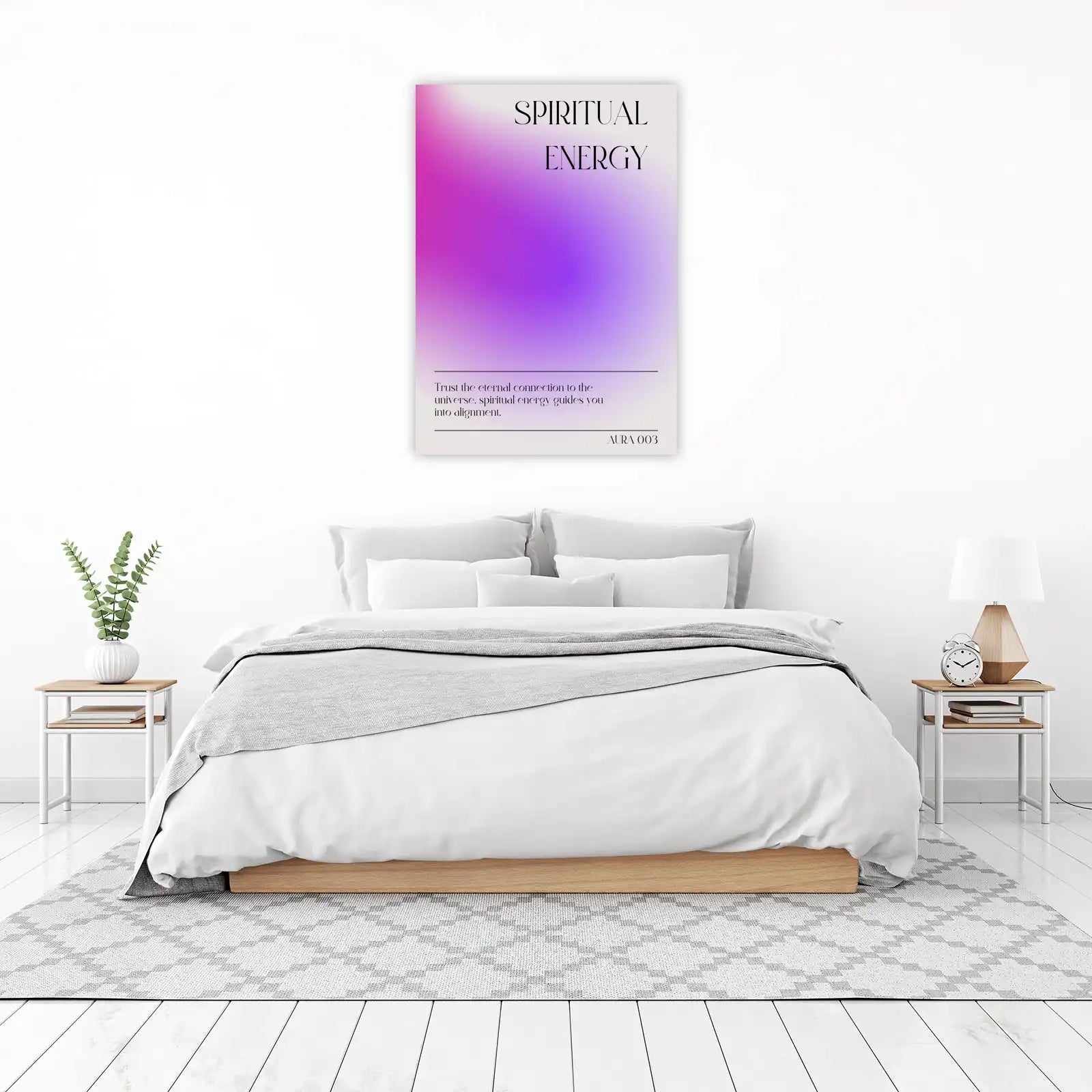 Spiritual Energy Aura Gradient Wall Art