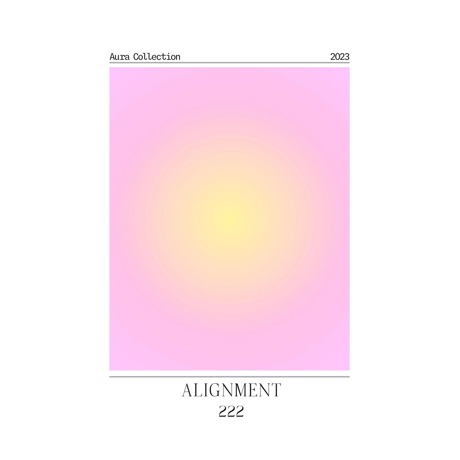 Pink & Yellow Aura Alignment Wall Art