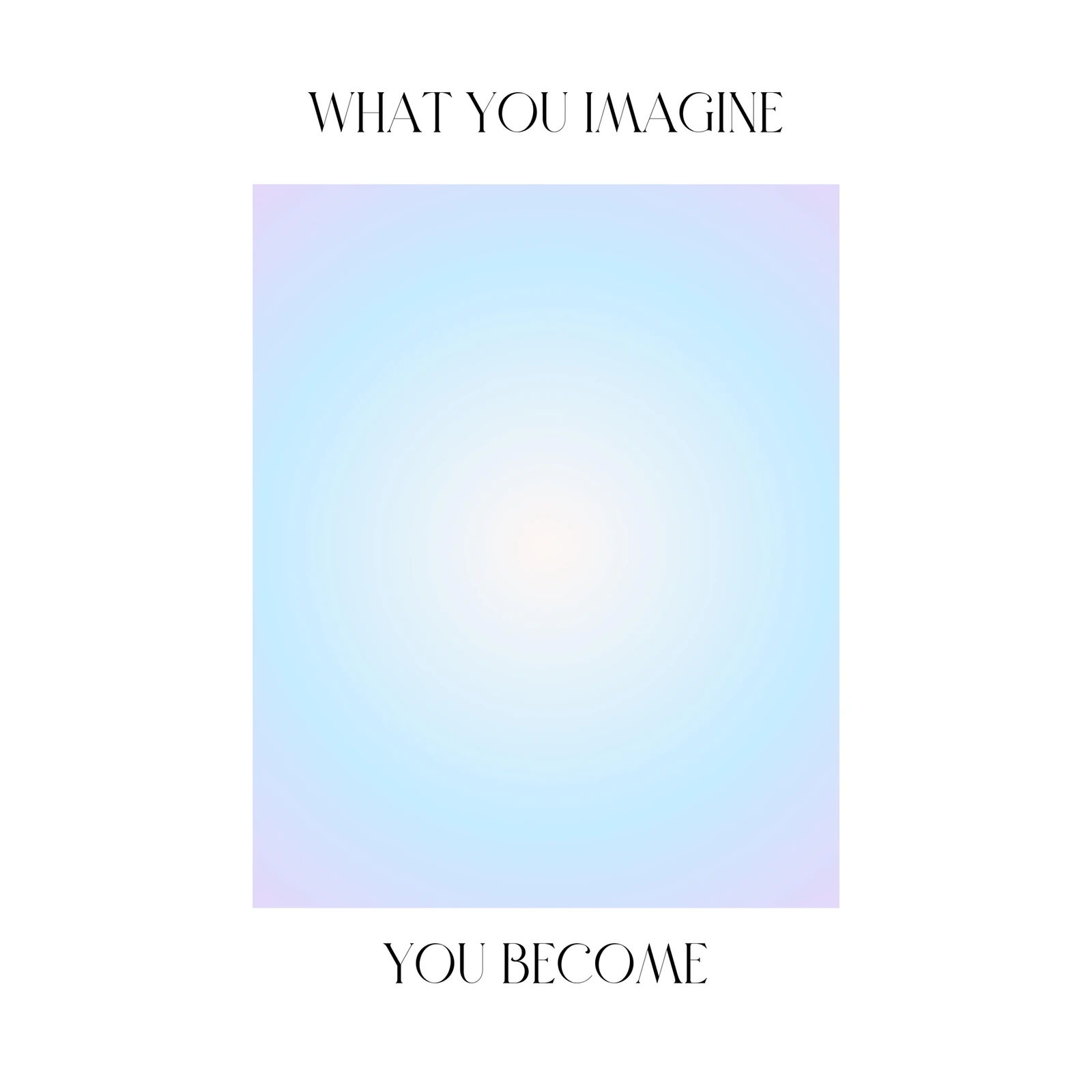 Inspirational Aura Gradient Wall Art
