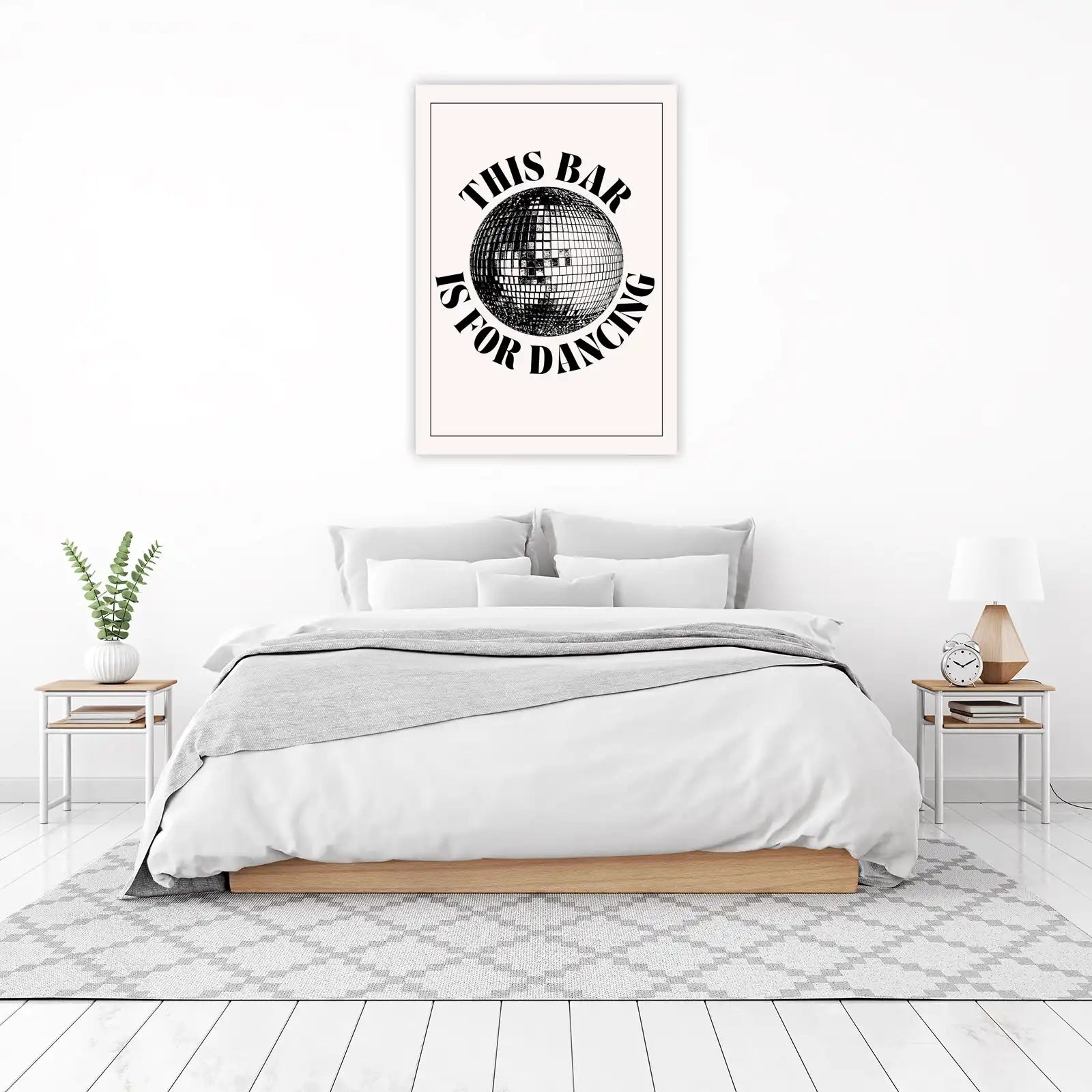 Disco Ball Party Vibes Wall Art