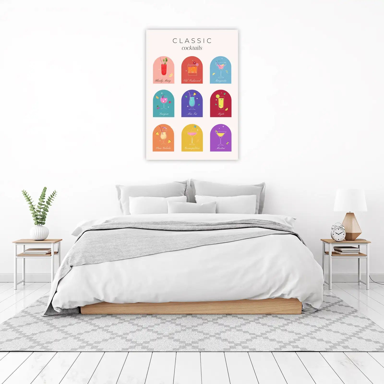Classic Cocktail Art | Bar Decor Wall Art