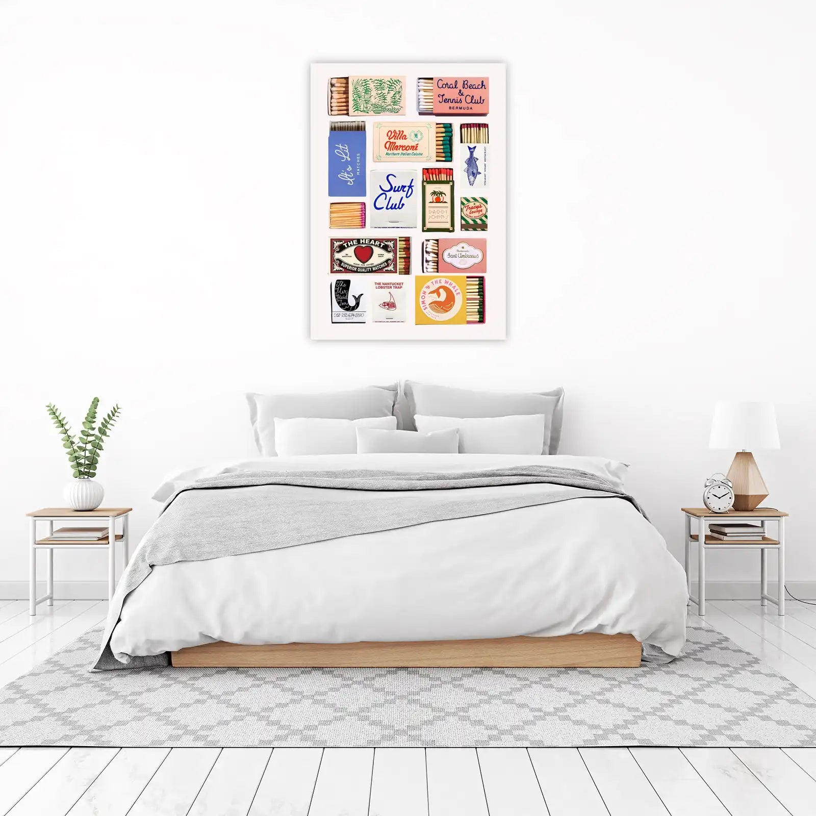 Retro Matchbook Art Wall Art