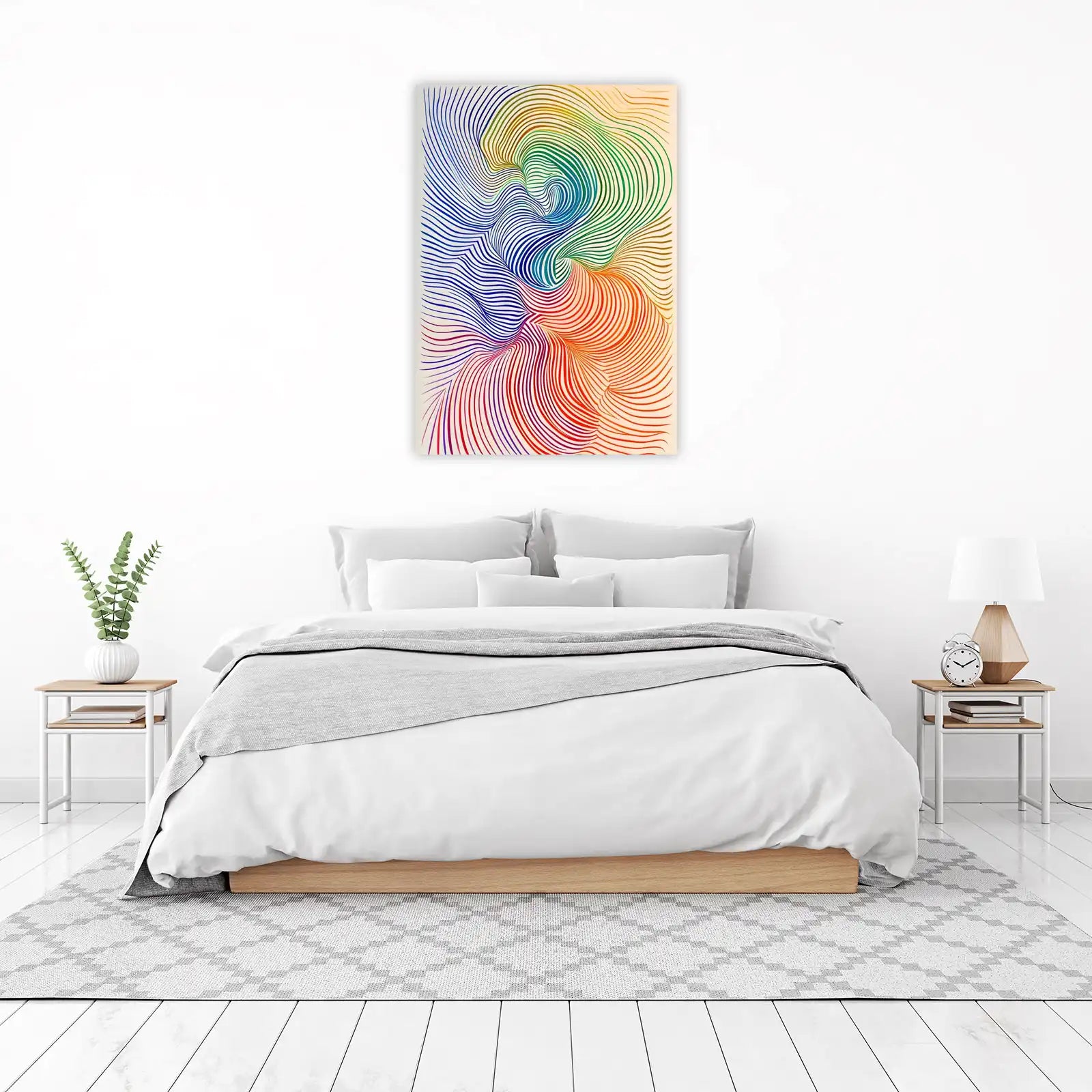 Abstract Gradient Flow Wall Art