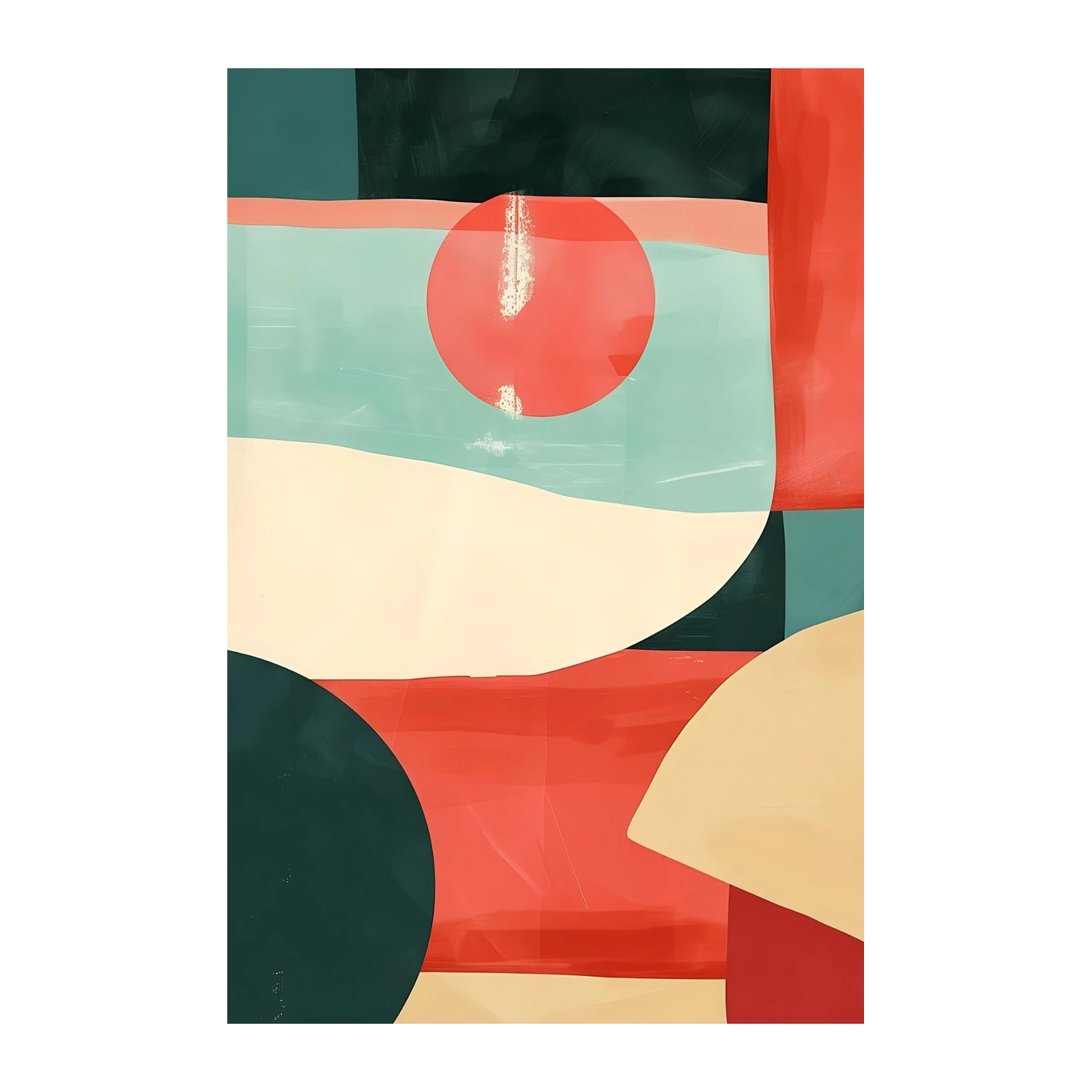 Vibrant Geometric Abstract Wall Art