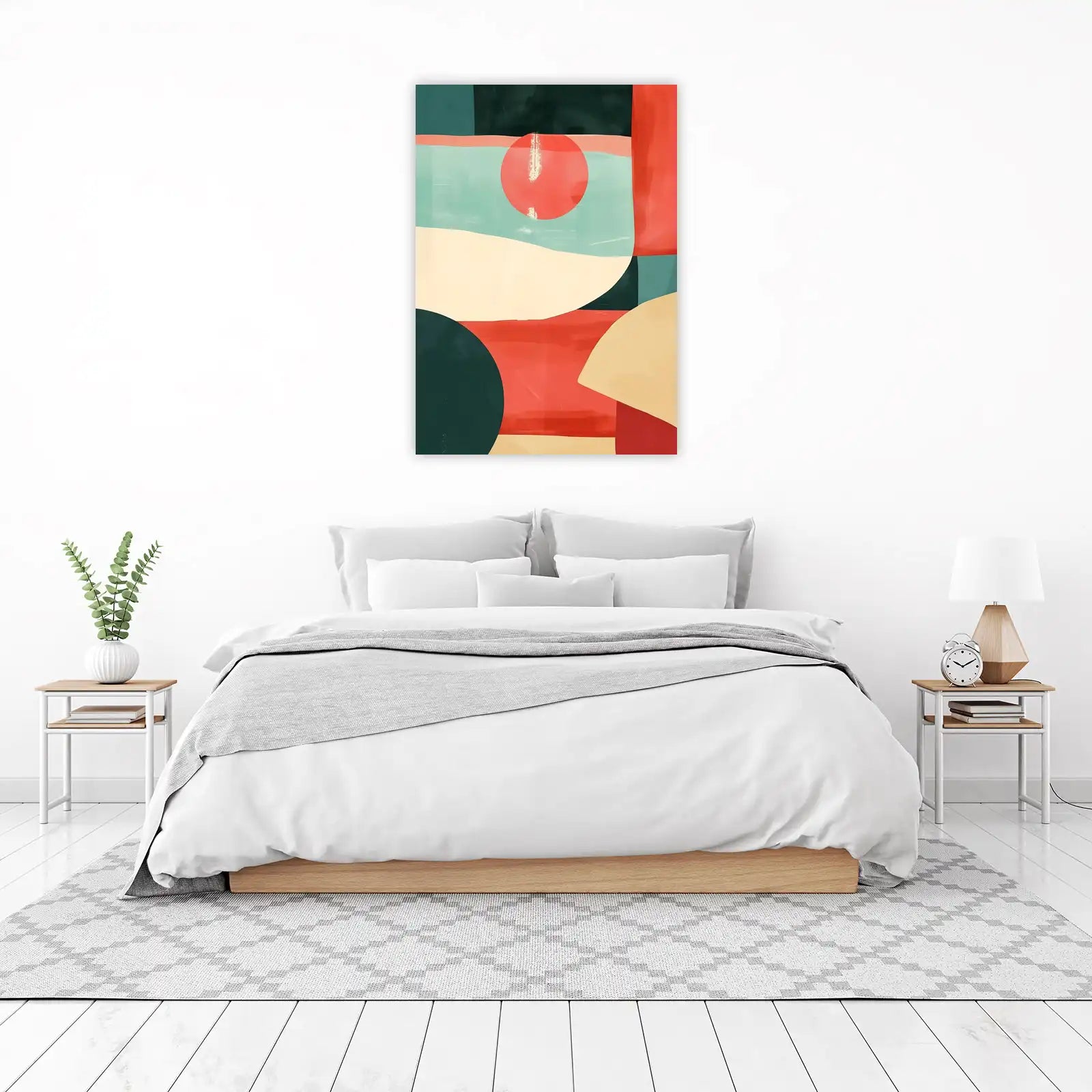 Vibrant Geometric Abstract Wall Art