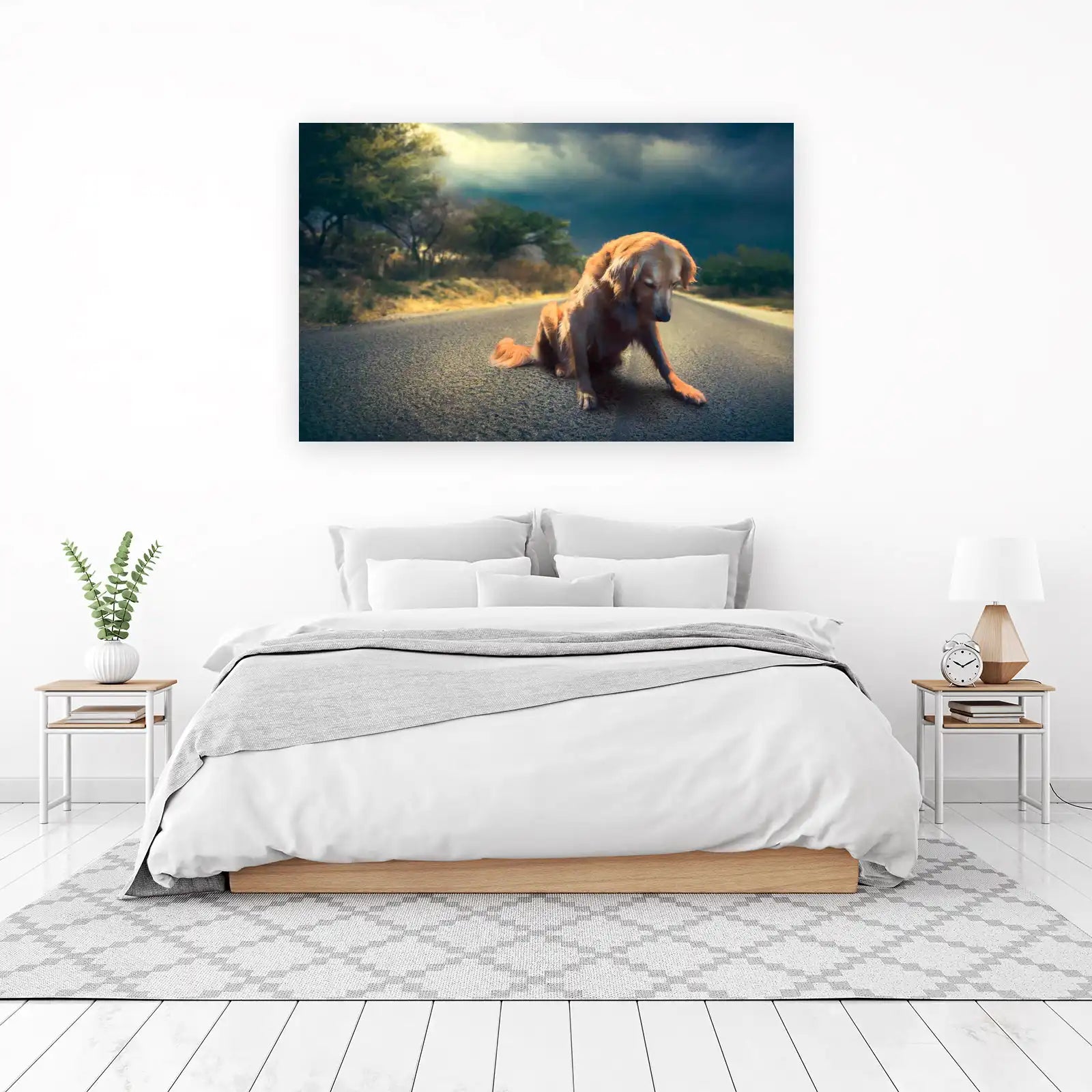 Golden Retriever Road Companion Wall Art