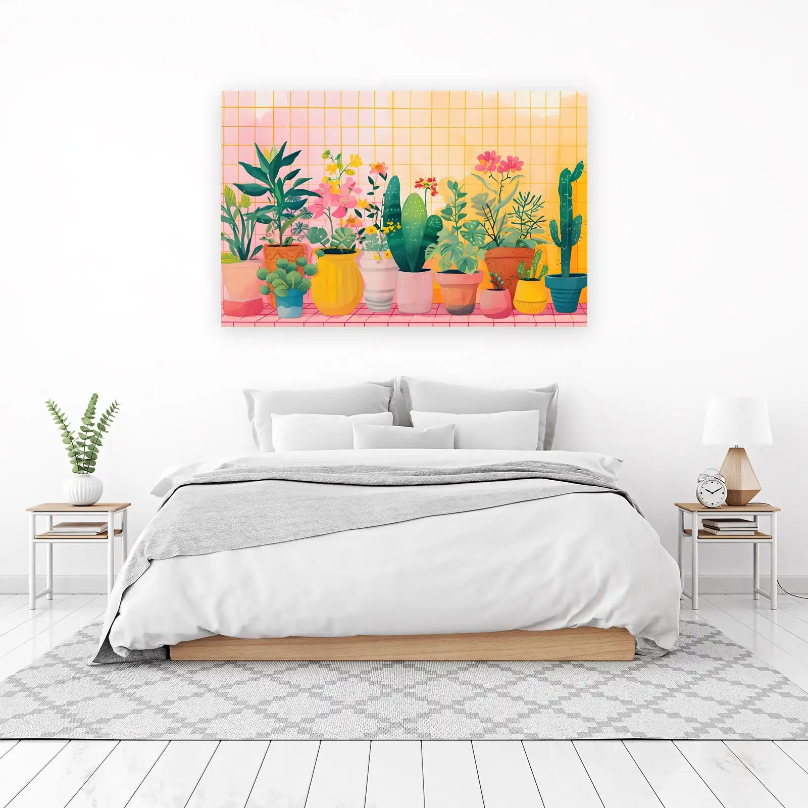 Vibrant Potted Plants & Flowers Wall Art